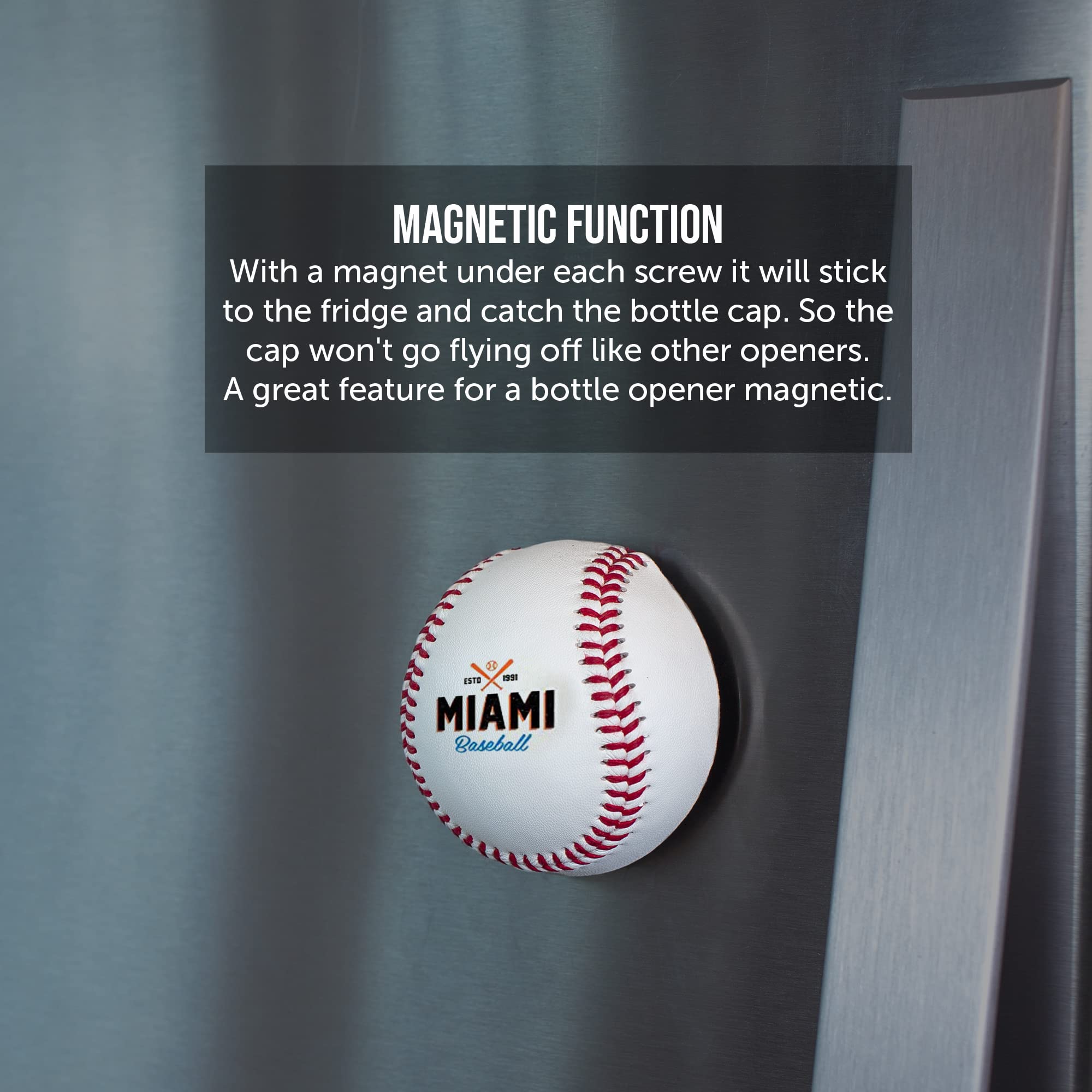 ら*ら様 MLB 野球ボール ボトルオープナー Amazon | The BaseballOpener 野球ボトルオープナー プロチーム