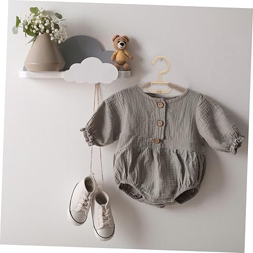 Miniatura 6 de VALICLUD Perchas extensibles para niños pequeños, 10 piezas, colgador ajustable para mujer, Abs, corbata, tapizado, ajustable, colgador para abrigos