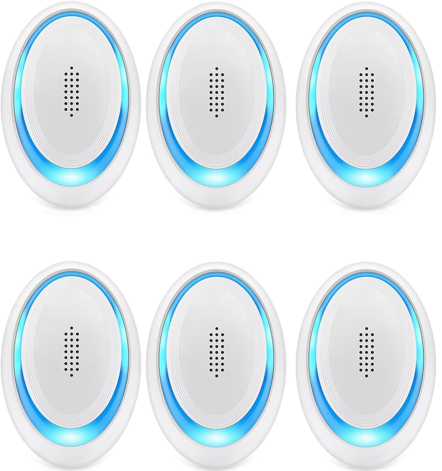 Ultrasonic Pest Repeller(6 Packs), Electronic Mouse Repeller Plug in Bug Repellent for Indoor Pest Control for Mice, Mosquitoes, Spiders, Cockroaches, Ants, Flea, Vermin Harmless to Pets and Human