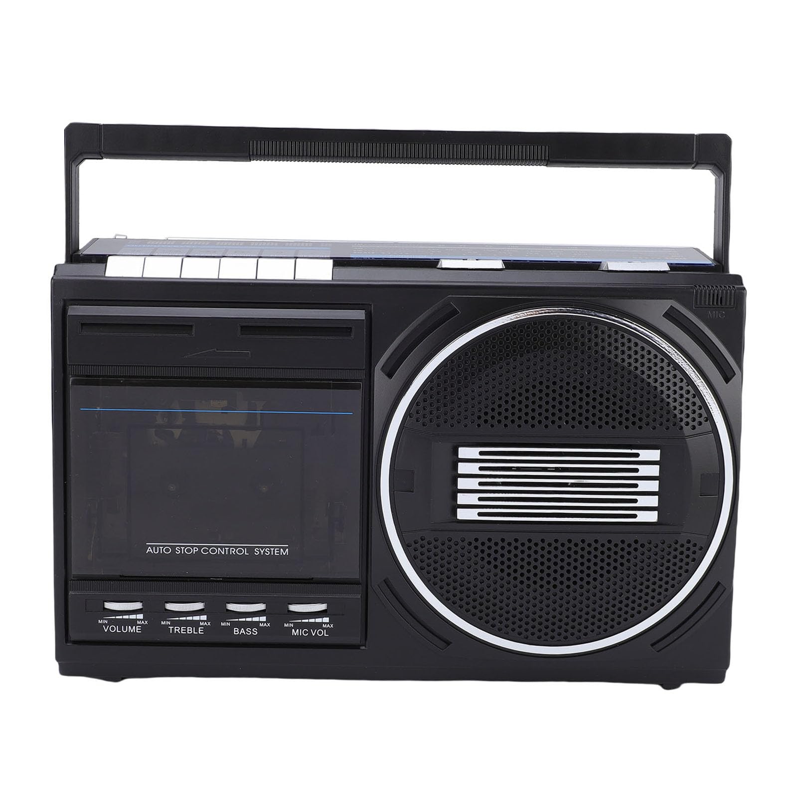 Przenośny Odtwarzacz Magnetofonu Stereo z, Nagrywanie USB, Dźwięk Stereo i FM AM SW Radio, do Domu, Biura, na Zewnątrz (Wtyczka UE 220V)