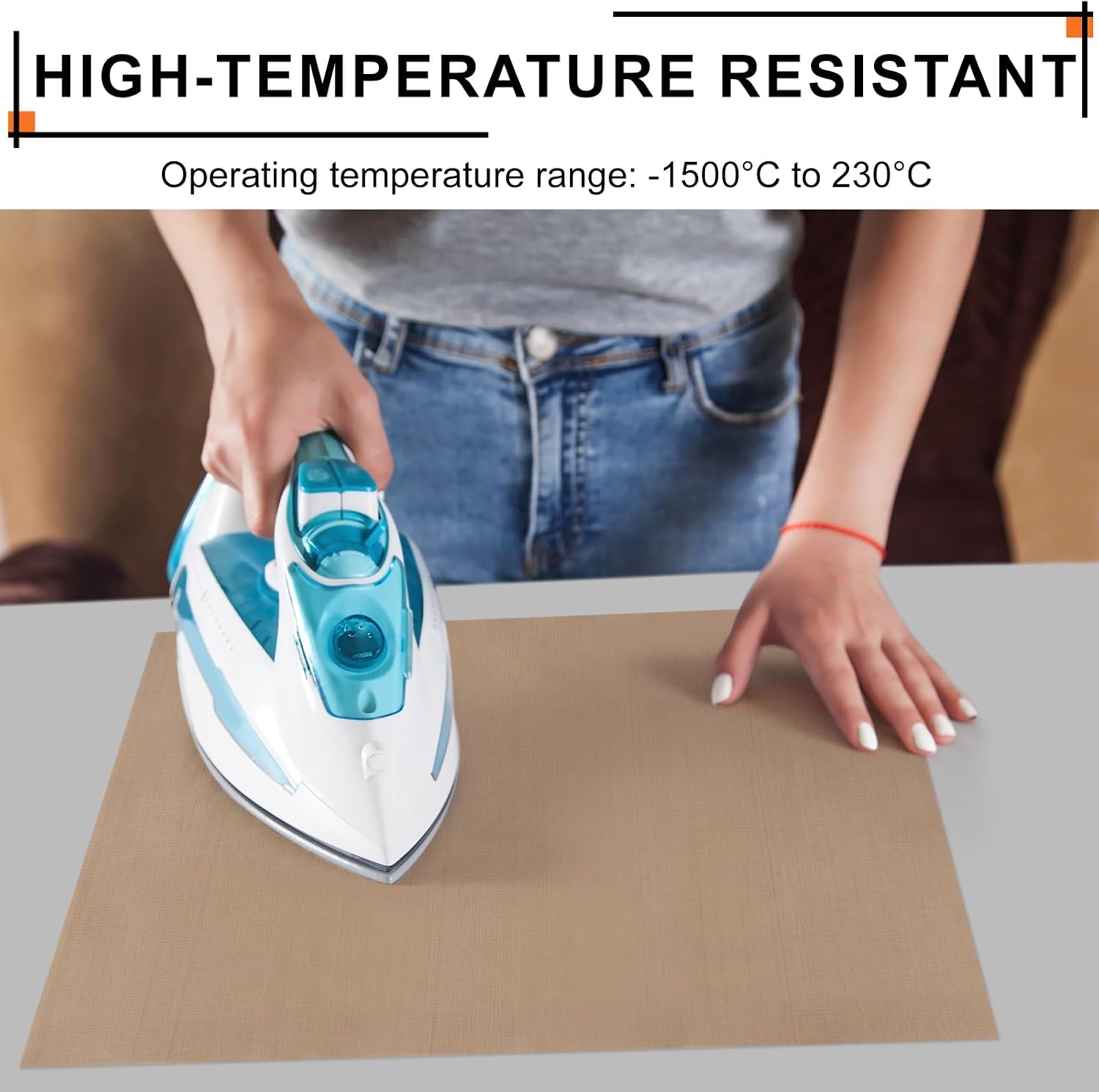 Phinus 8PCS Teflon Sheet for Heat Press, 12" x 16" Heat Press Transfer Paper, Resistant Non-Stick Craft Mat for Transfer Machine, Ironing, Baking