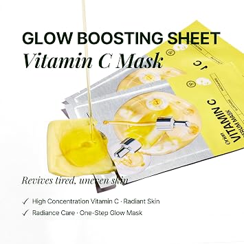 Orien Vitamin C Serum Mask Pack (4pcs)