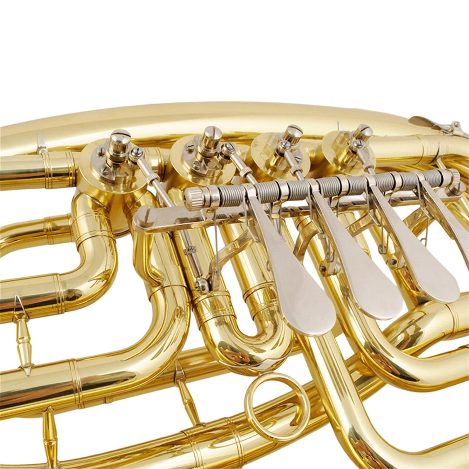 Kit Deuphonium Euphonium À Quatre Touches Plates Laqué Or Grand Instrument Basson
