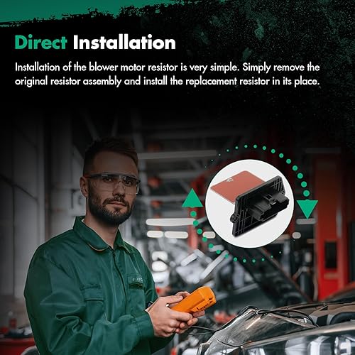 Miniatura 246 de SCITOO Resistencia de motor de ventilador HVAC para 2008-2013 para Chrysler 300/2008-2016 para Town & Country/2008-2010 para Dodge Charger/2008-2018