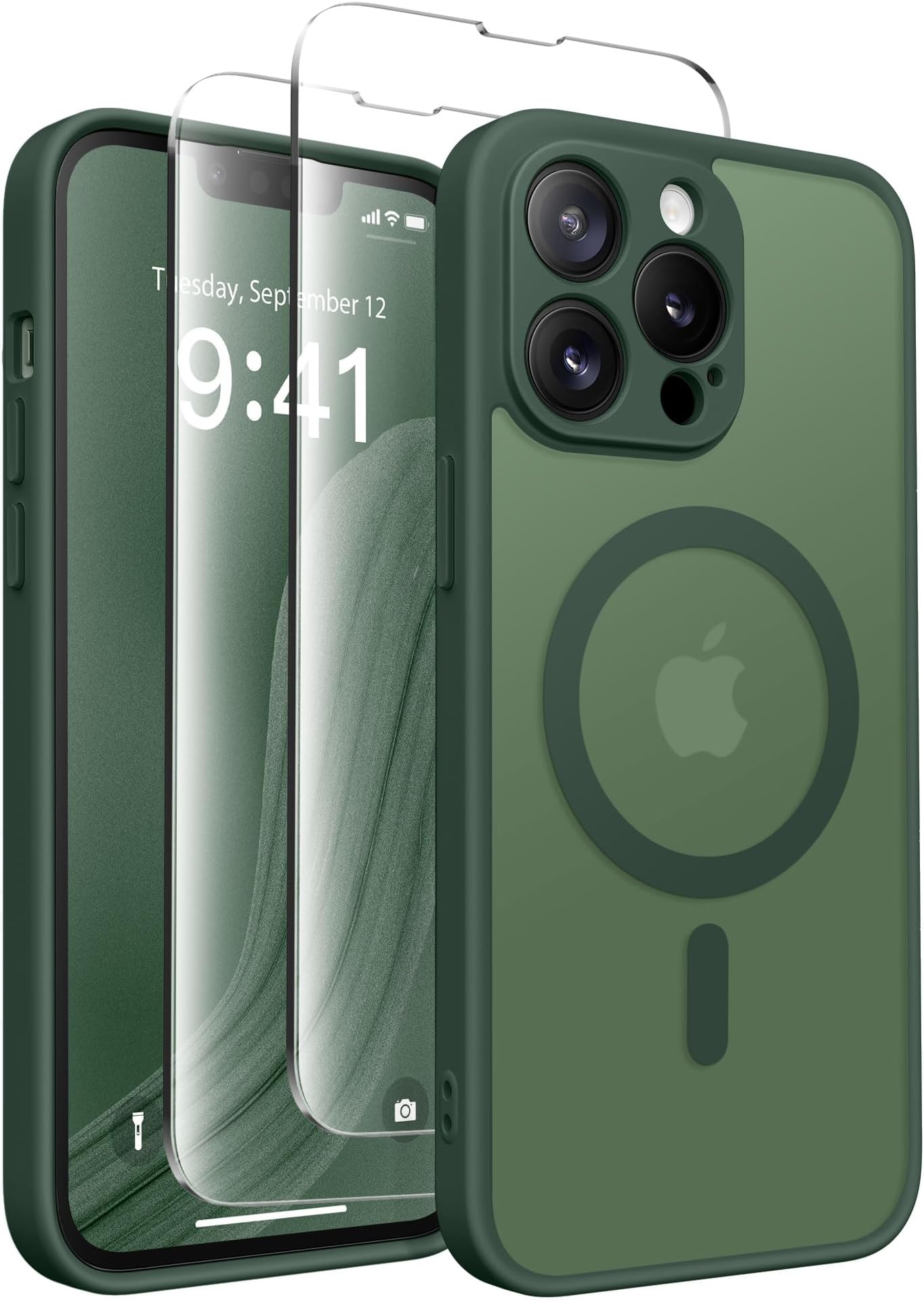 CAPRARO for iPhone 13 Pro Case, Compatible with MagSafe