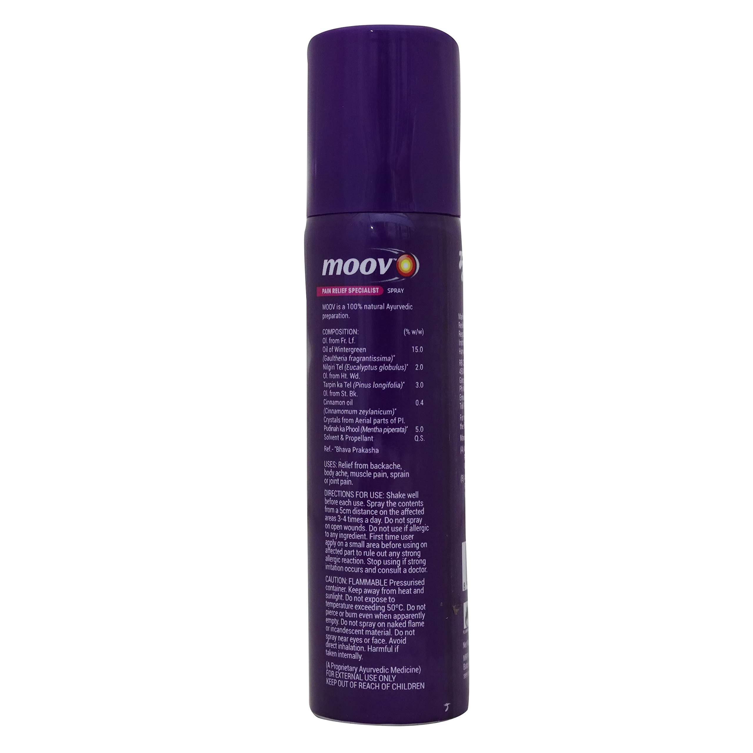 Moov Fast Pain Relief Spray, 80g product image 2