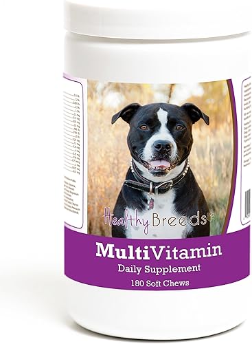 Miniatura 200 de Healthy Breeds Bulldog Multivitamínico Masticable Suave para Perros 180 Recuento