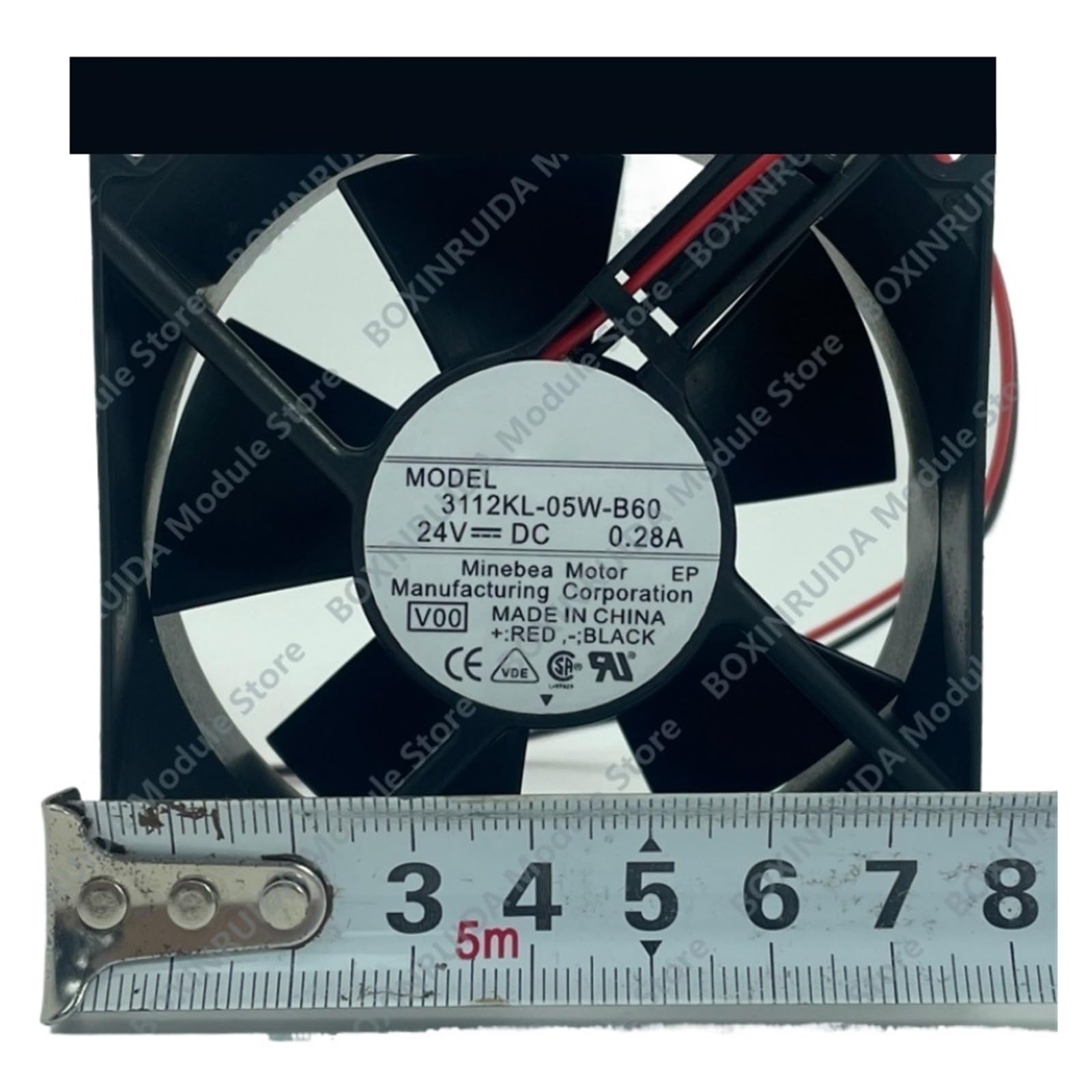 Ventilateur de refroidissement 3112KL-05W-B60 anti surchauffe pour inverseur industriel 24V 8cm