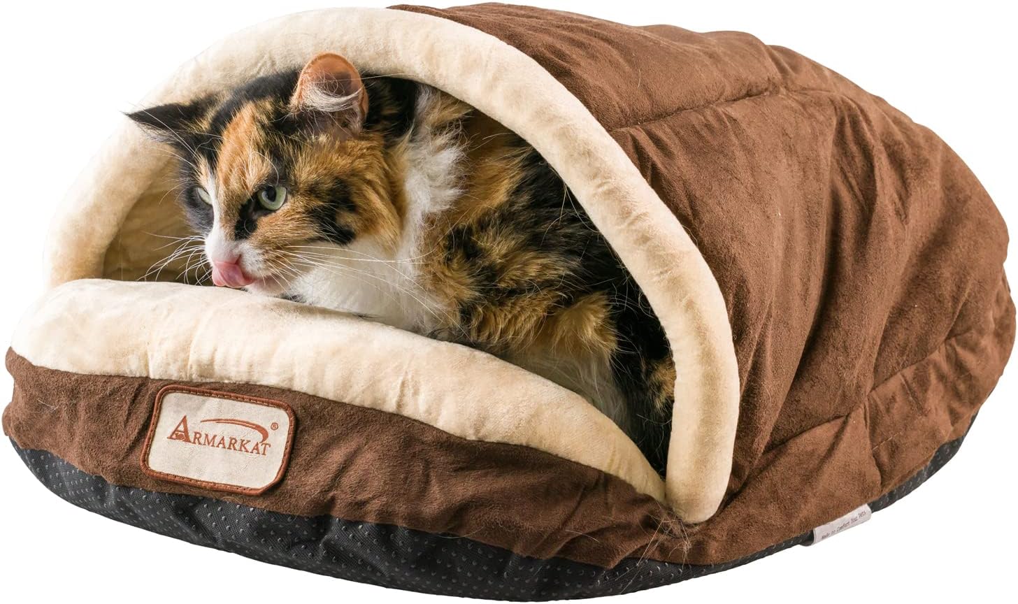 Armarkat Slipper Shape Pet Bed, Mocha, C05HKF/MH