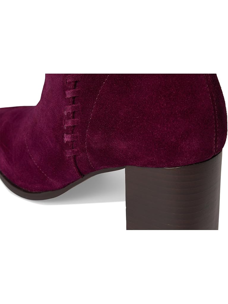 Burgundy Vince Camuto Lorrys Slouchy Ankle Bootie