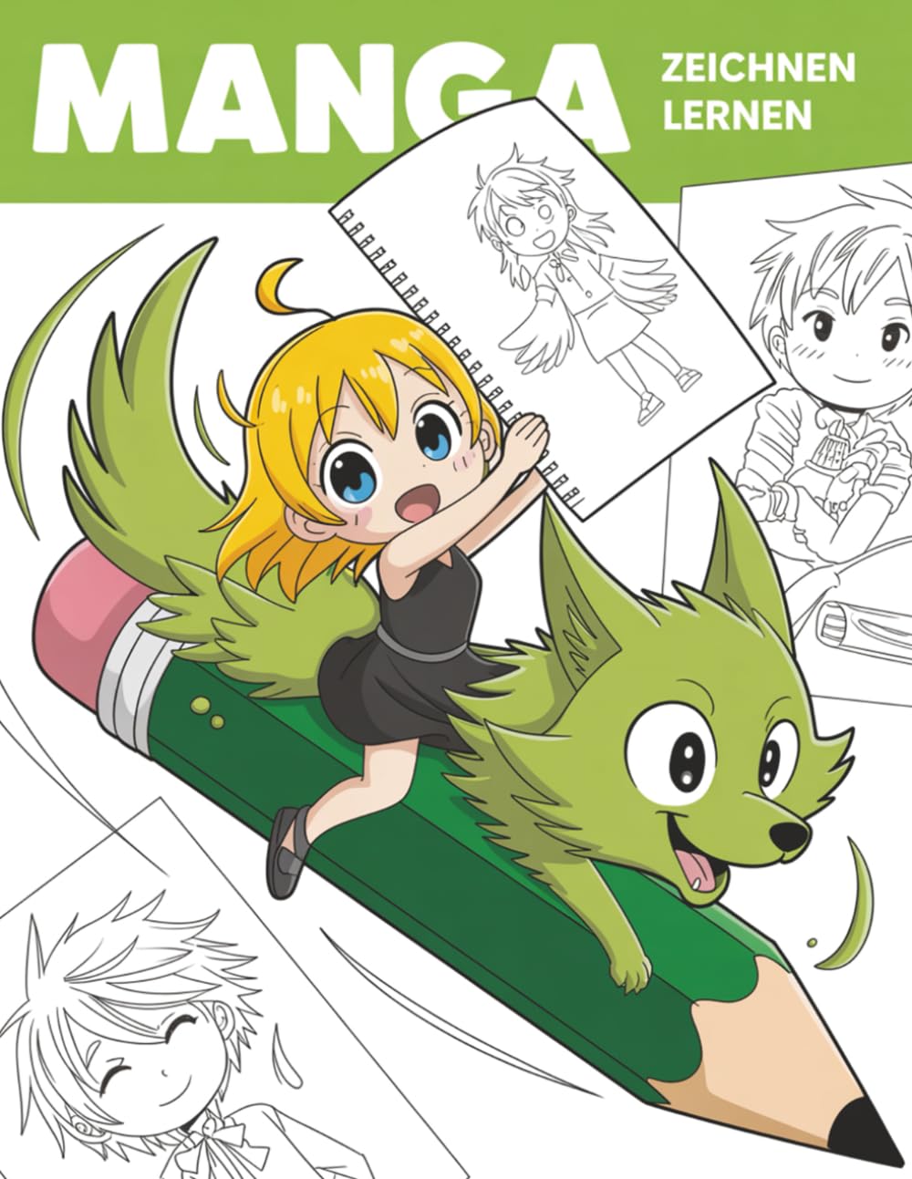 Manga Zeichnen Lernen: Die beste Geschenkidee für Manga-Begeisterte – Lerne Gesichter, Figuren und Posen Schritt für Schritt