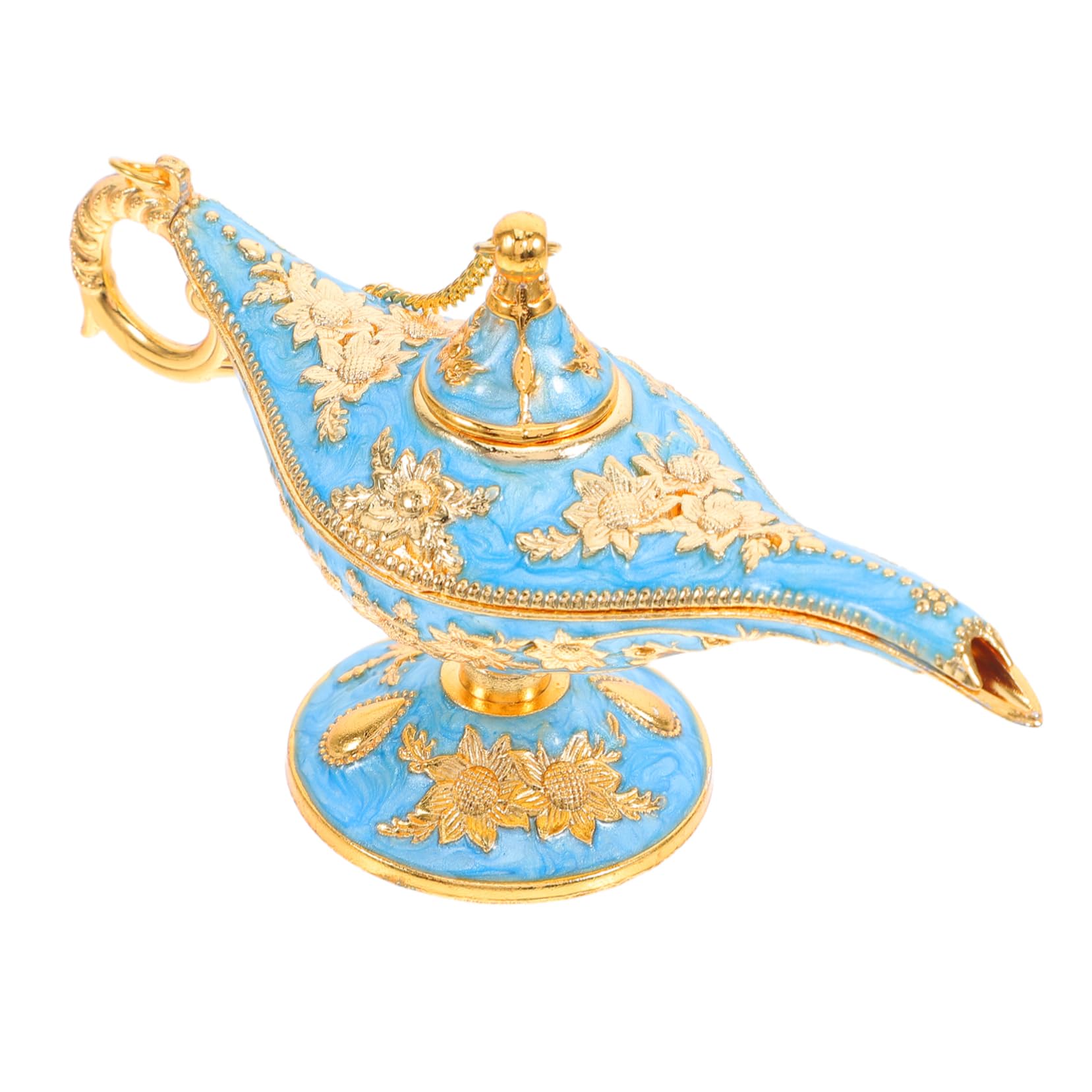 DECHOUS Retro Lamp Decor: Elegant Vintage Ornament for Home Aesthetic Metal Light Statue for Table Decoration Party Props and Present