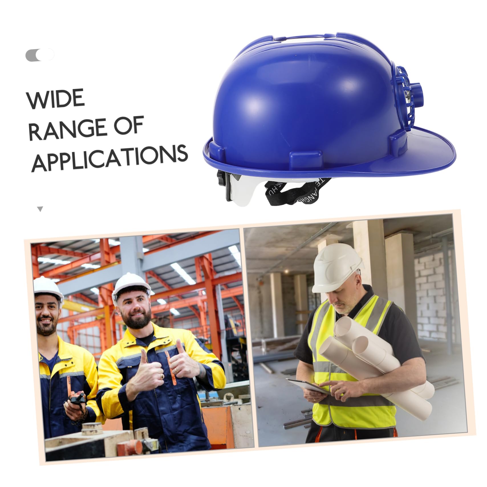 Casco Sicurezza con Ventilatore Solare Protezione e Raffreddamento per Lavori Esterni Resistente e Traspirante Accessorio per Attività