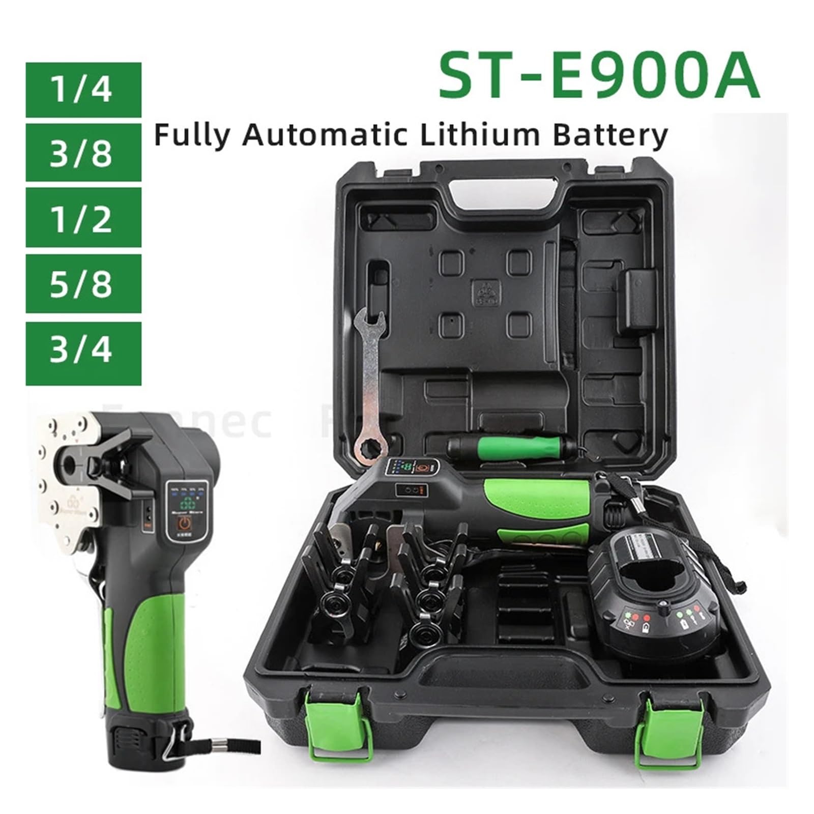 Kit de herramientas abocardado eléctrico tubos cobre totalmente automático for expansor baterías litio ST-E900A, aire acondicionado y refrirador, Durable y resistente