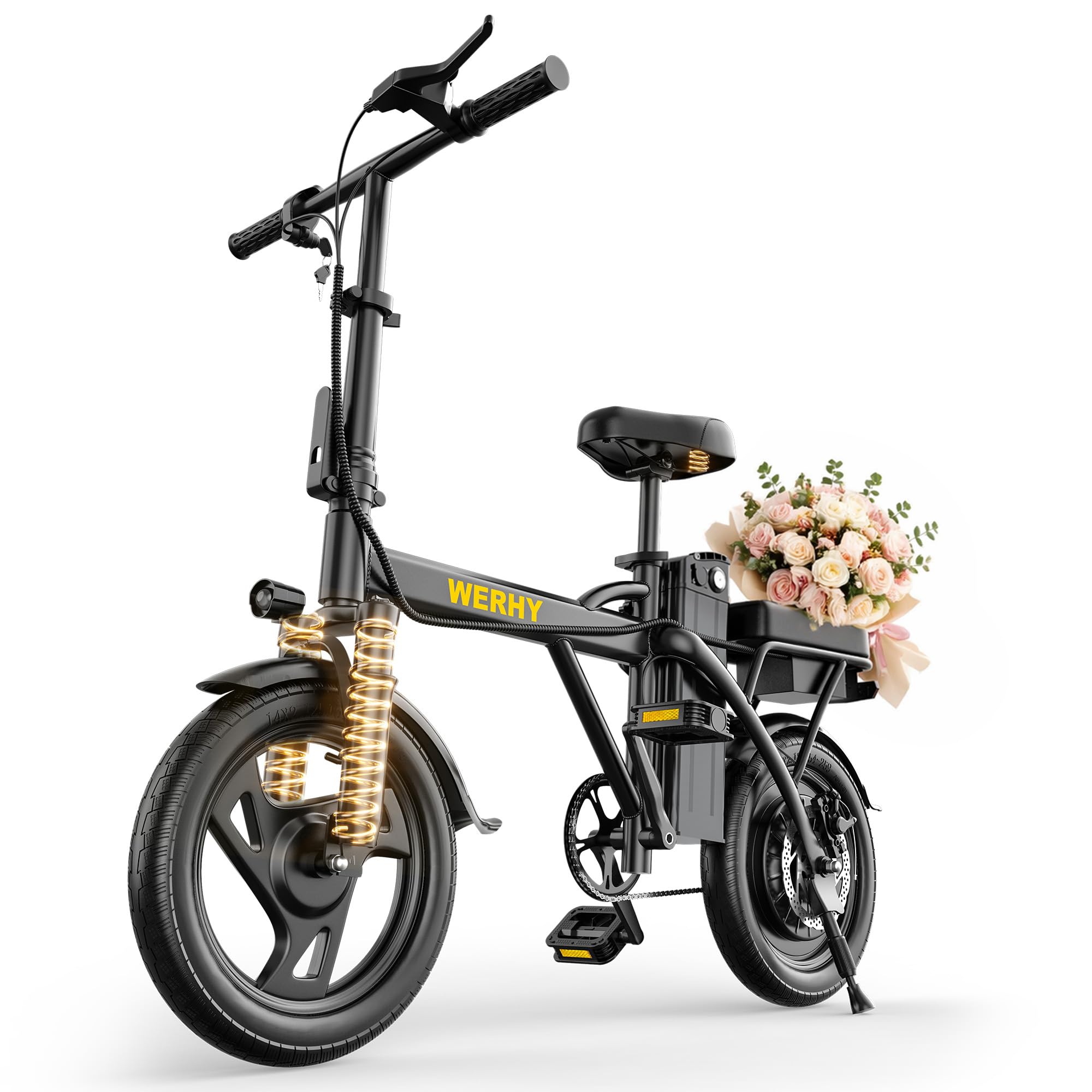Amazon.com : WERHY Electric Bike for Adults, 500W Motor, 20 MPH Max Speed Folding Ebike, 14" Electric Bicycles, Max 20/30 Miles Range (Pedal Assist Mode), Mini E Bikes : Sports & Outdoors Amazon.com : WERHY Electric Bike for Adults, 500W Motor, 20 MPH Max Speed Folding Ebike, 14" Electric Bicycles, Max 20/30 Miles Range (Pedal Assist Mode), Mini E Bikes : Sports & Outdoors