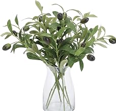 12 Pcs Olive Branch 11.02Inch Artificial Plants Greenery Stems