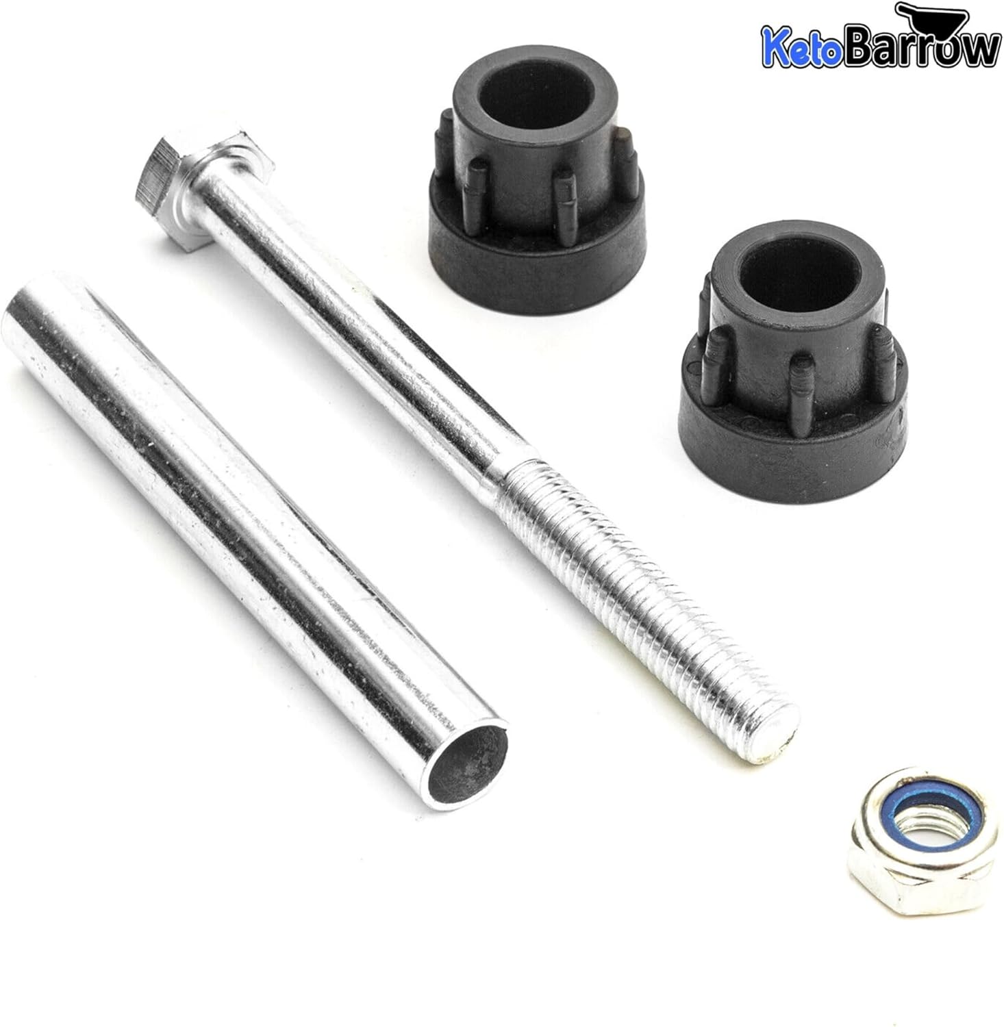 onlyfly Wheelbarrow/Wheel Barrow Axle Set - 130MM - To Fit 1" Bore