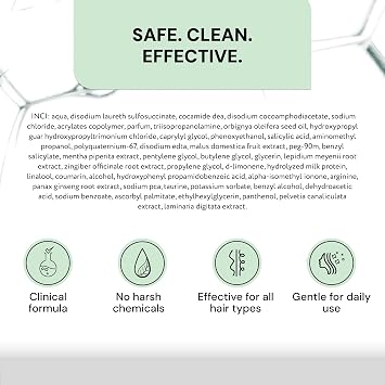 YBERA VELLO HAIR LOSS SHAMPOO FOR THINNING HAIR, Hair Thinning Shampoo for Men & Women, Anti Hair Loss with ALFA-LACTOBABY, para la Caida del Cabello, 250ML