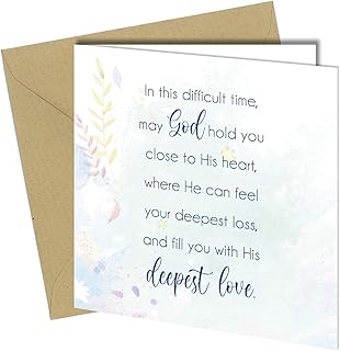 Sympathy Card for Bereavement Condolence Mourning Sorry For Your Loss Death Loved One #1484