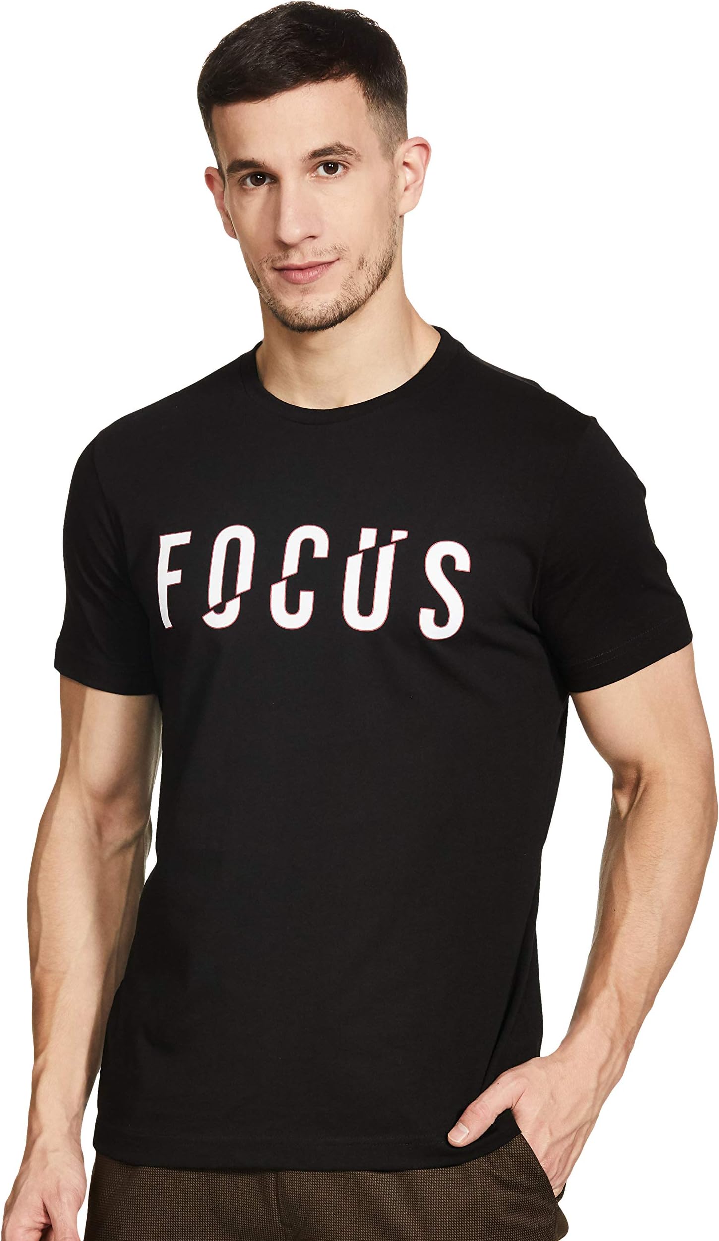 Amazon Brand - SymbolMen's Printed Regular fit T-Shirt