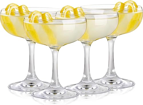 Miniatura 12 de Vaso True Coupe, Copas de Martini para Fiesta de Cóctel, Perfecto para Espresso Martini, Manhattan, Champán, Elegante Cristalería de 7 oz para Bares