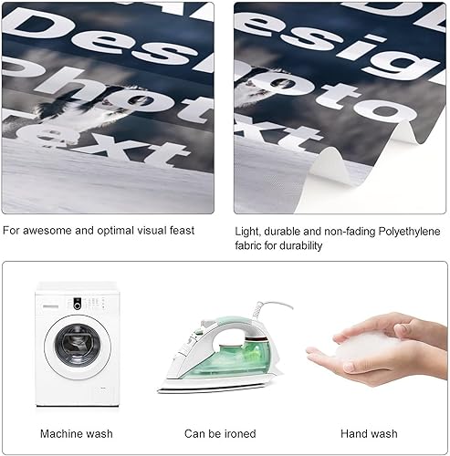 Miniatura 3 de Telón de fondo personalizado, tela para fotografía, diseño personalizado de tu propio pancarte, imagen, texto, estudio fotográfico, iluminación,