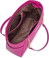 Vista 31 de Montana West Bolso de mano para mujer con asa superior con cadena Gris/Negro