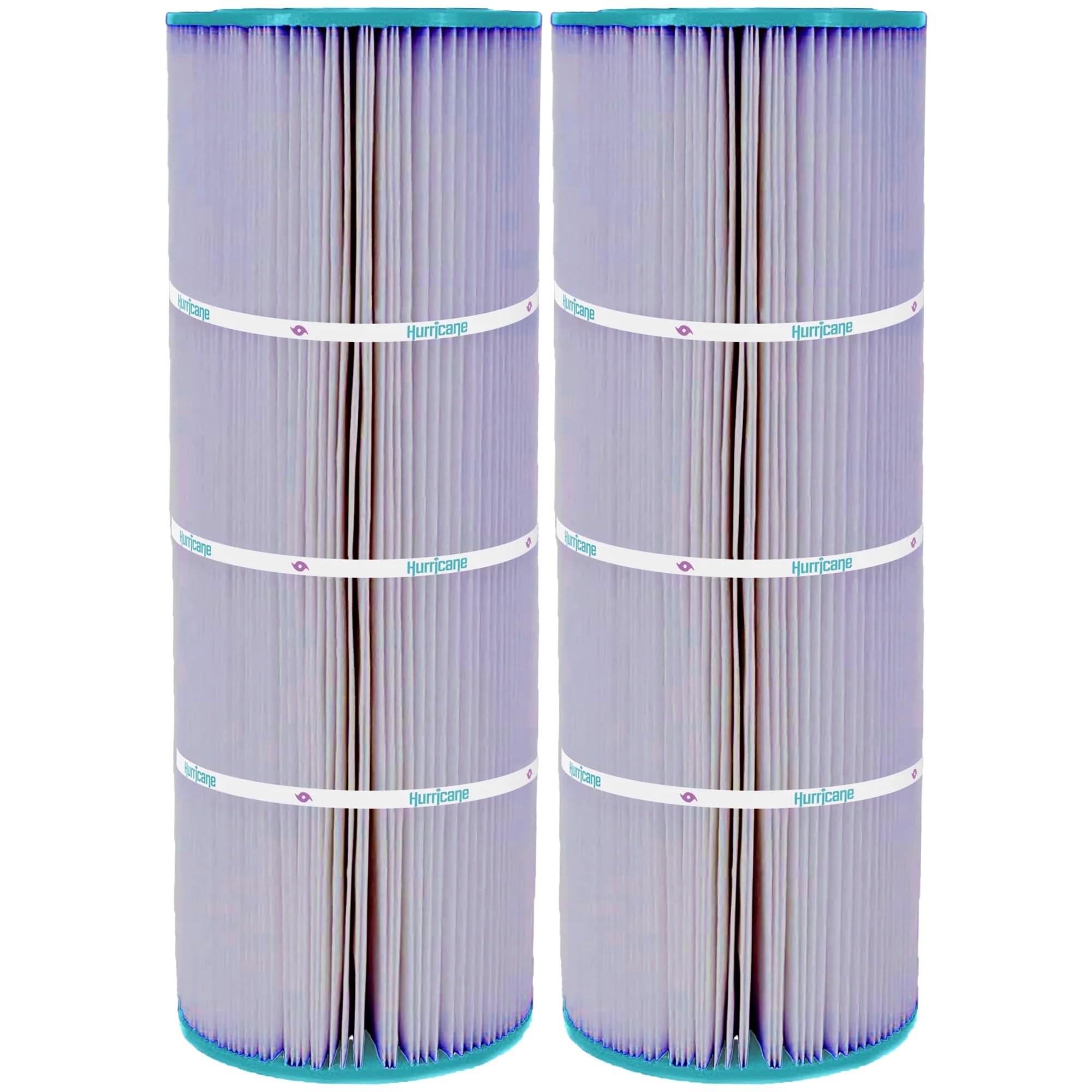 Hurricane Filters 2 Pack HF7656-01P Platinum Purple Pool Filter Cartridge - Replacement for PA50, Unicel C-7656, Filbur FC-1240, Hayward Star-Clear C500, Hayward C550, Pentair Purex CF-50