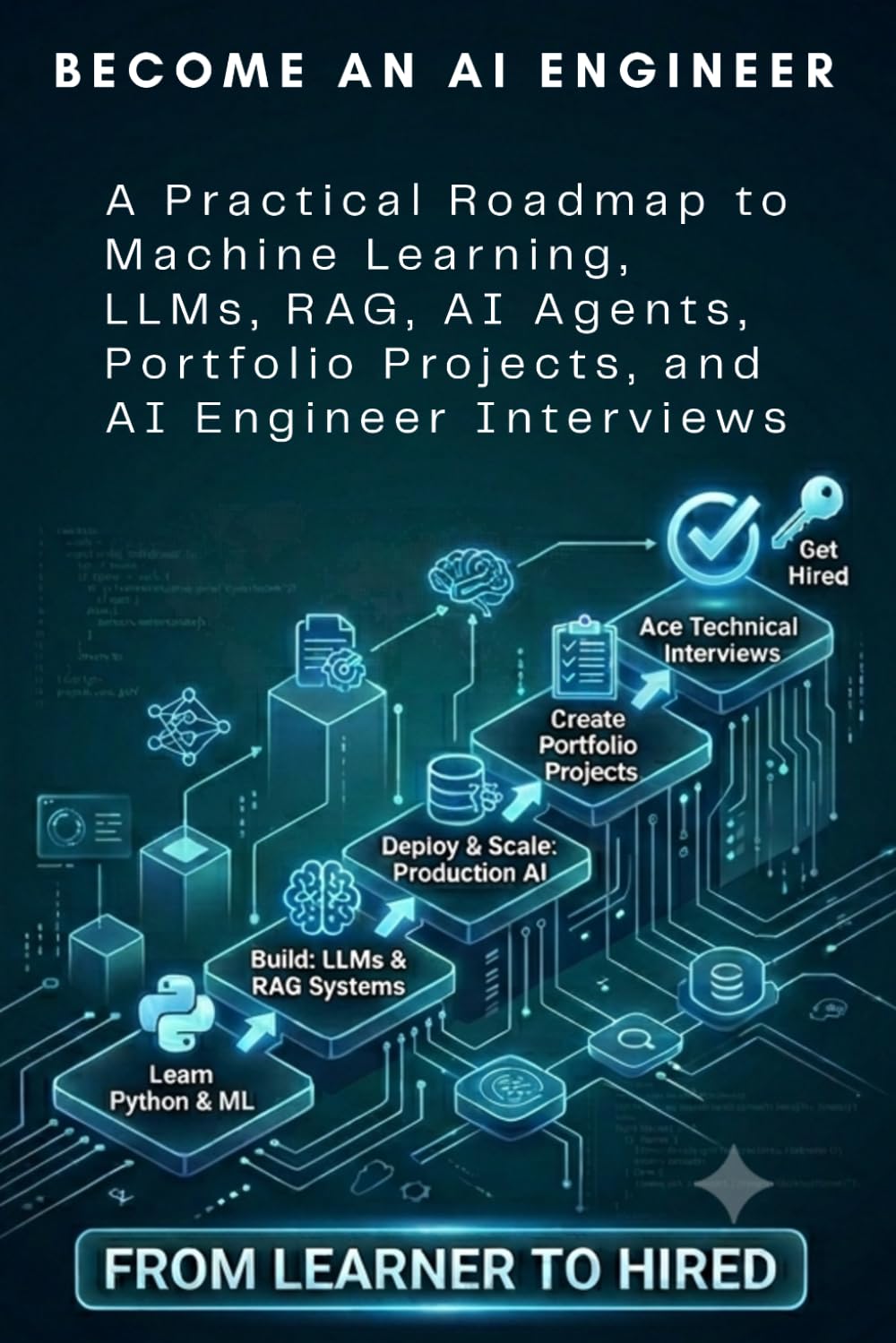 BECOME AN AI ENGINEER: A Practical Roadmap to Machine Learning, LLMs, RAG, AI Agents, Portfolio Projects, and AI Engineer Interviews