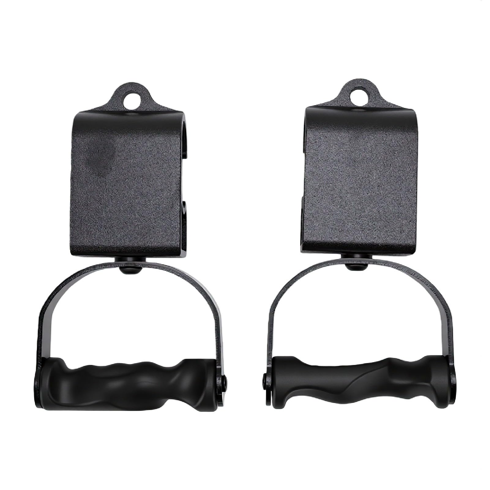Manijas de Dominadas, Agarre Ergonómico de ABS Giratorio de 360 ​​Grados con Diseño Antideslizante a Prueba de Sudor, para Remo con Barra, Accesorio de Cable de Jalón Lateral,
