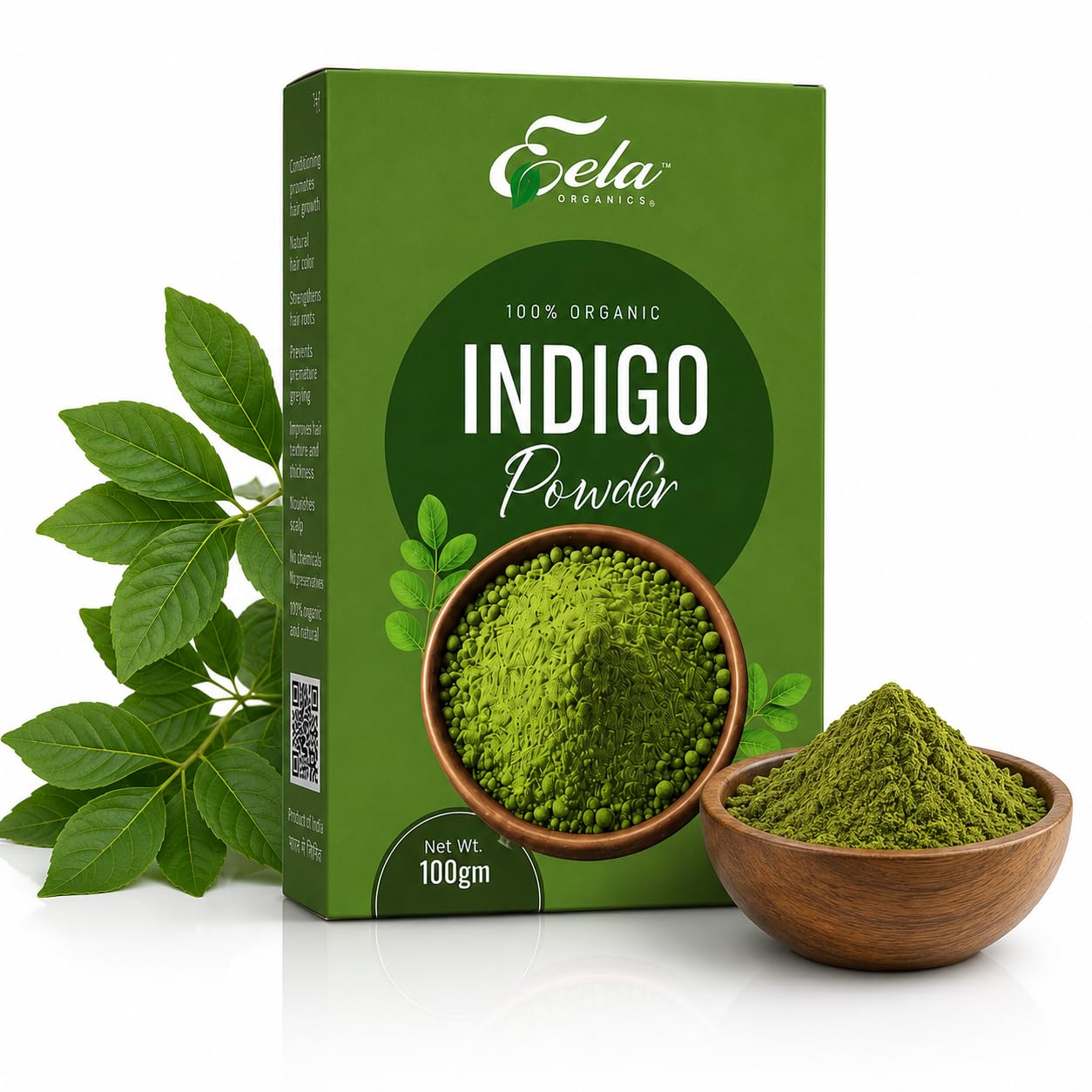 Eela Organics Indigo Powder | 100% Organic | 100gm | Natural Hair Colour, No Chemicals-image-25
