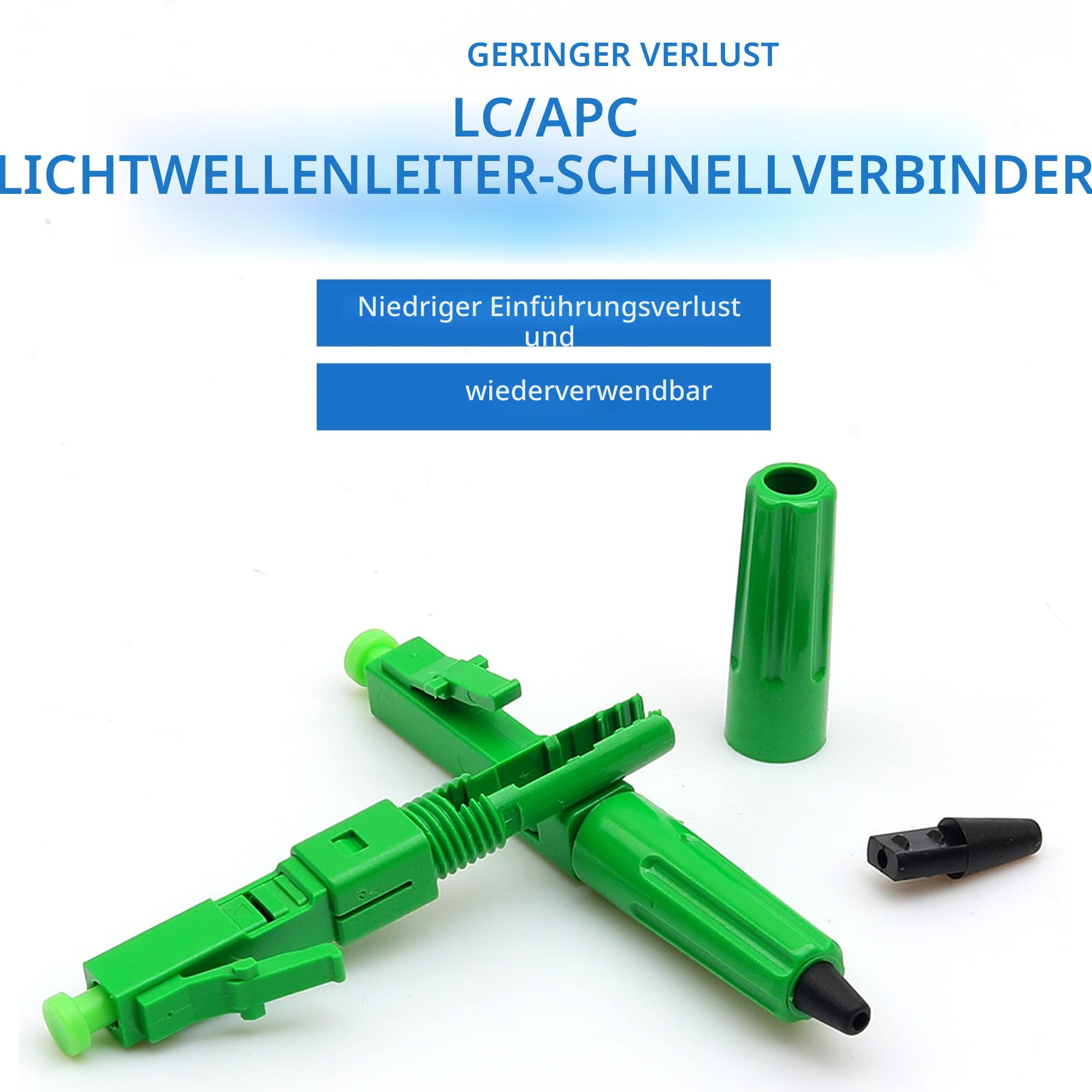 Cruiser FTTH Single Mode Schnellverbinder LC UPC/APC Fasermontage 5 Stück
