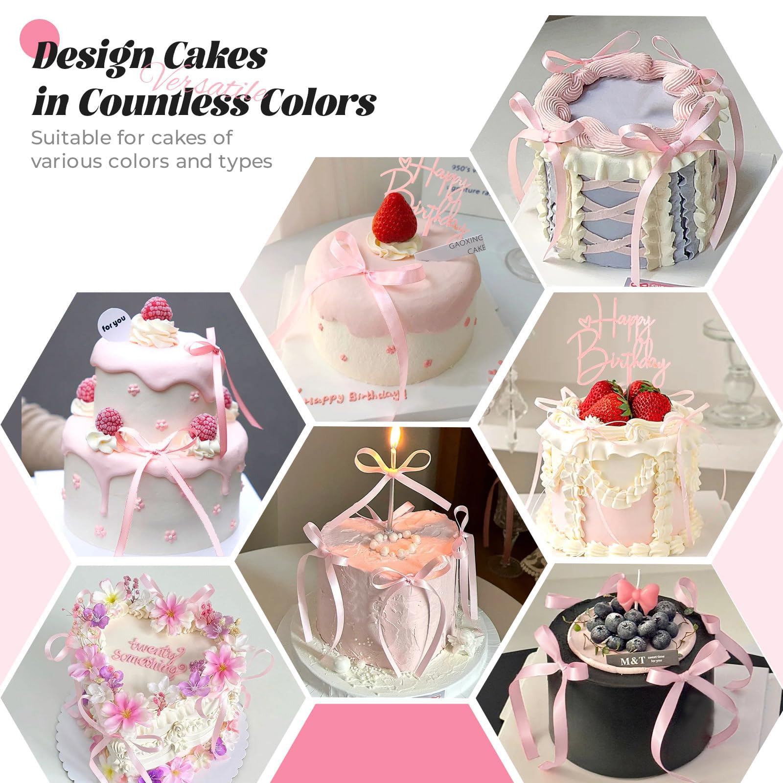 Topper per cupcake con fiocco rosa, fiocco rosa Coquette, topper per cupcake per il primo compleanno di una bambina, topper per cupcake stampabili, topper per cupcake modificabili, BD126 - Italia