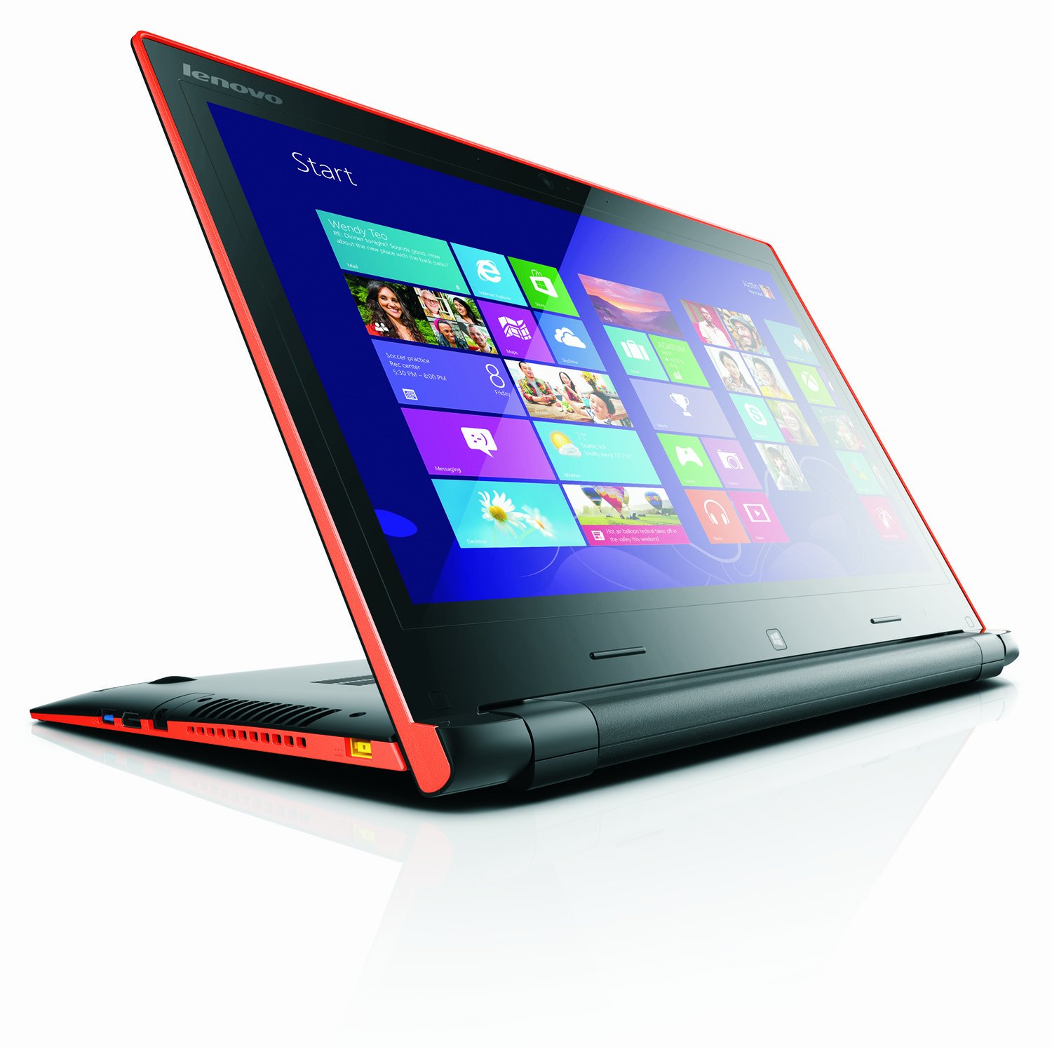Lenovo Flex 15 15.6-inch Touchscreen Notebook - (Black/Orange) (Intel Core i3 4010U 1.8GHz Processor, 4GB RAM, 500GB HDD, LAN, WLAN, BT, Webcam, Integrated Graphics, Windows 8 Home Premium)