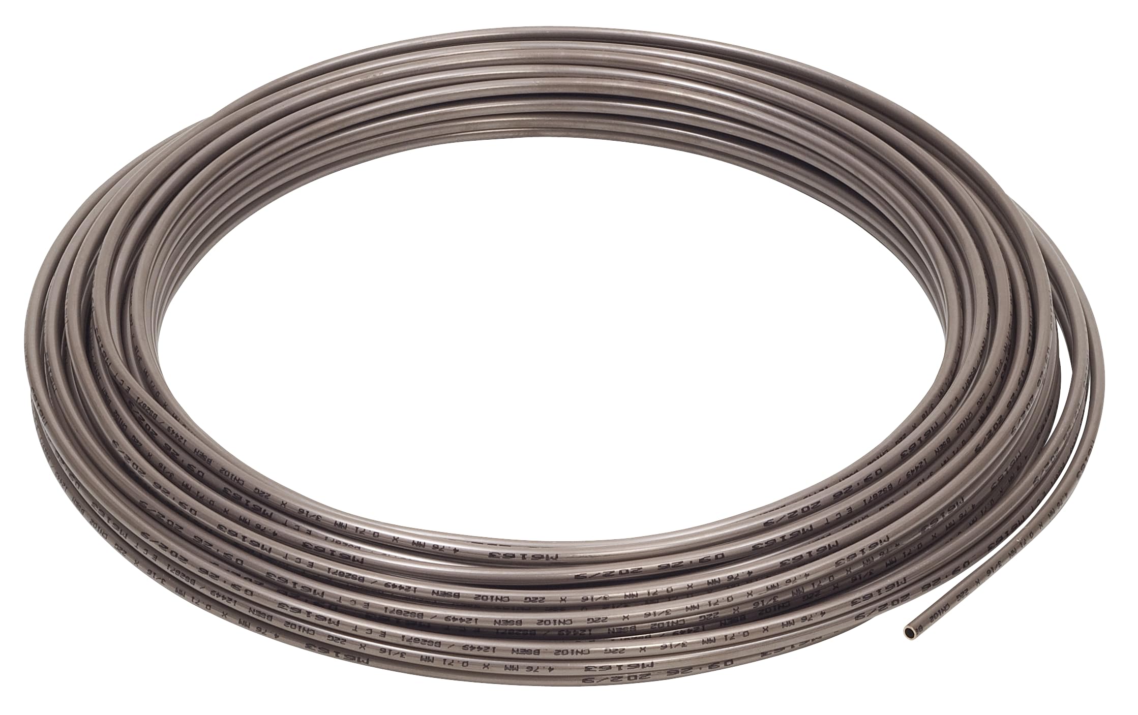 Schössmetall Kupfer-Nickel Bremsleitung, 4,75 mm x 5 m, mit ABE