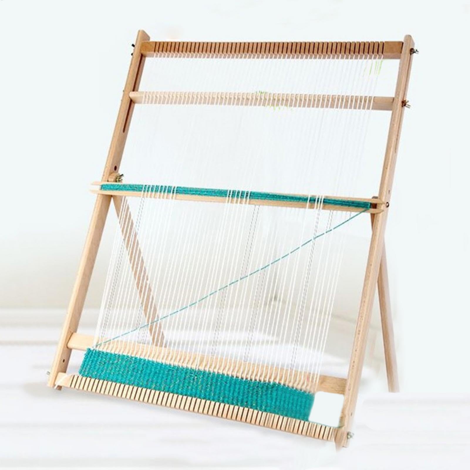 Webrahmen – Werkzeug zum Nähen von selbstgemachten Stoffen für Kinder, Weben Kit für Tapisserie aus Holz, Textil, Nähwerkzeug, Rahmen für