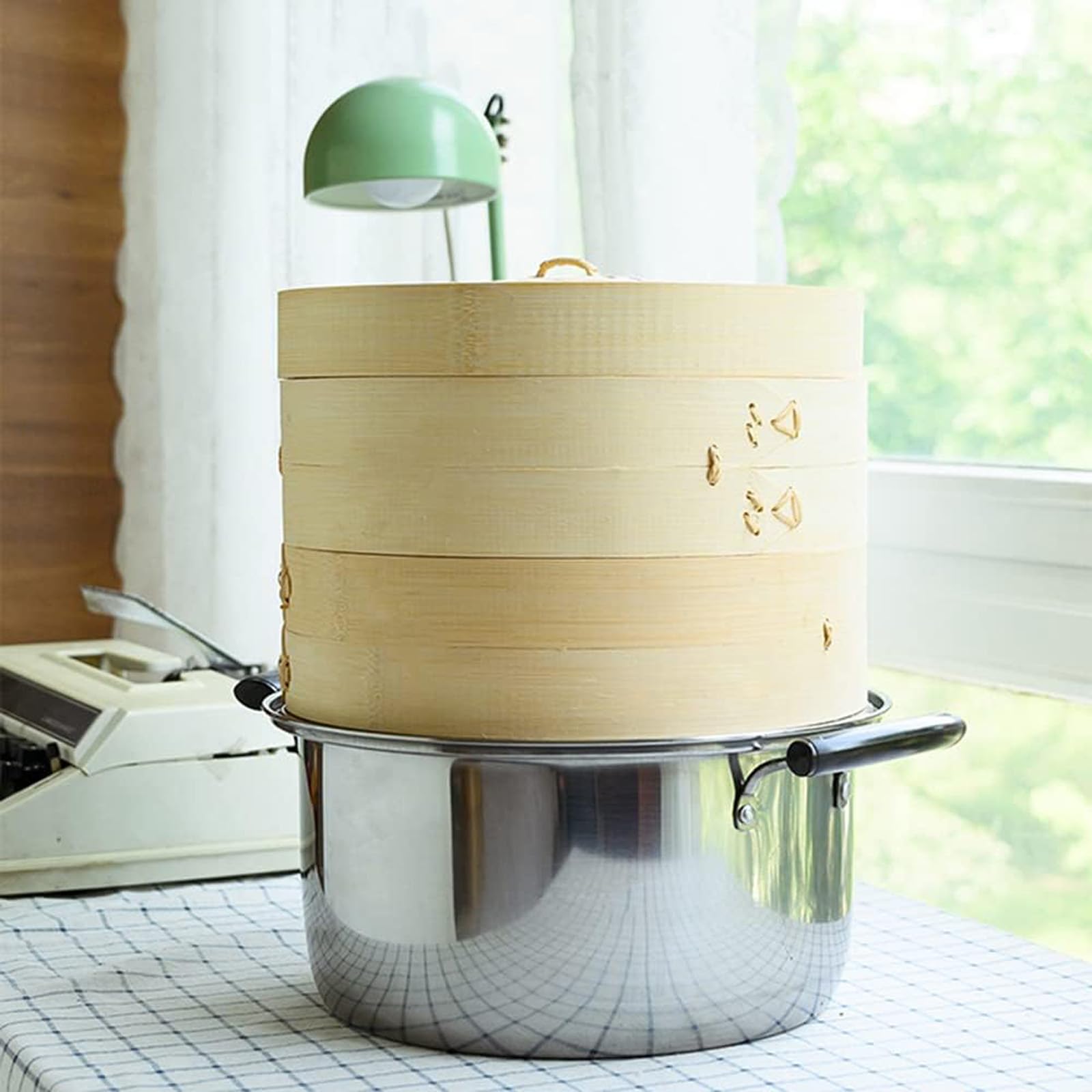 Amazon | せいろ蒸し器 竹蒸し器 竹蒸籠 せいろ 蒸籠 蒸し器 中華