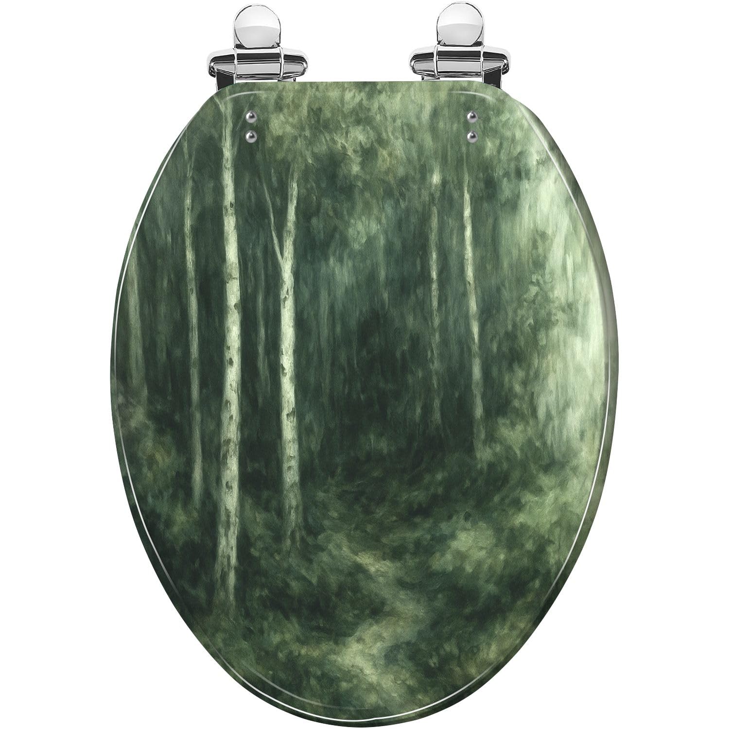 Sedile WC allungato per bagno
