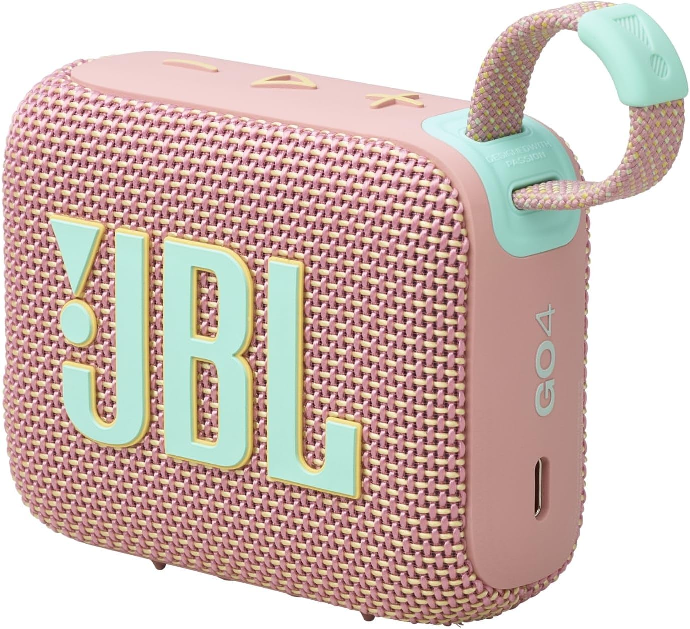 Go 4 in Pink - Portable Bluetooth Speaker Box Pro Sound, Deep Bass and Playtime Boost Function - Waterproof and Dustproof - 7 Hours Runtime