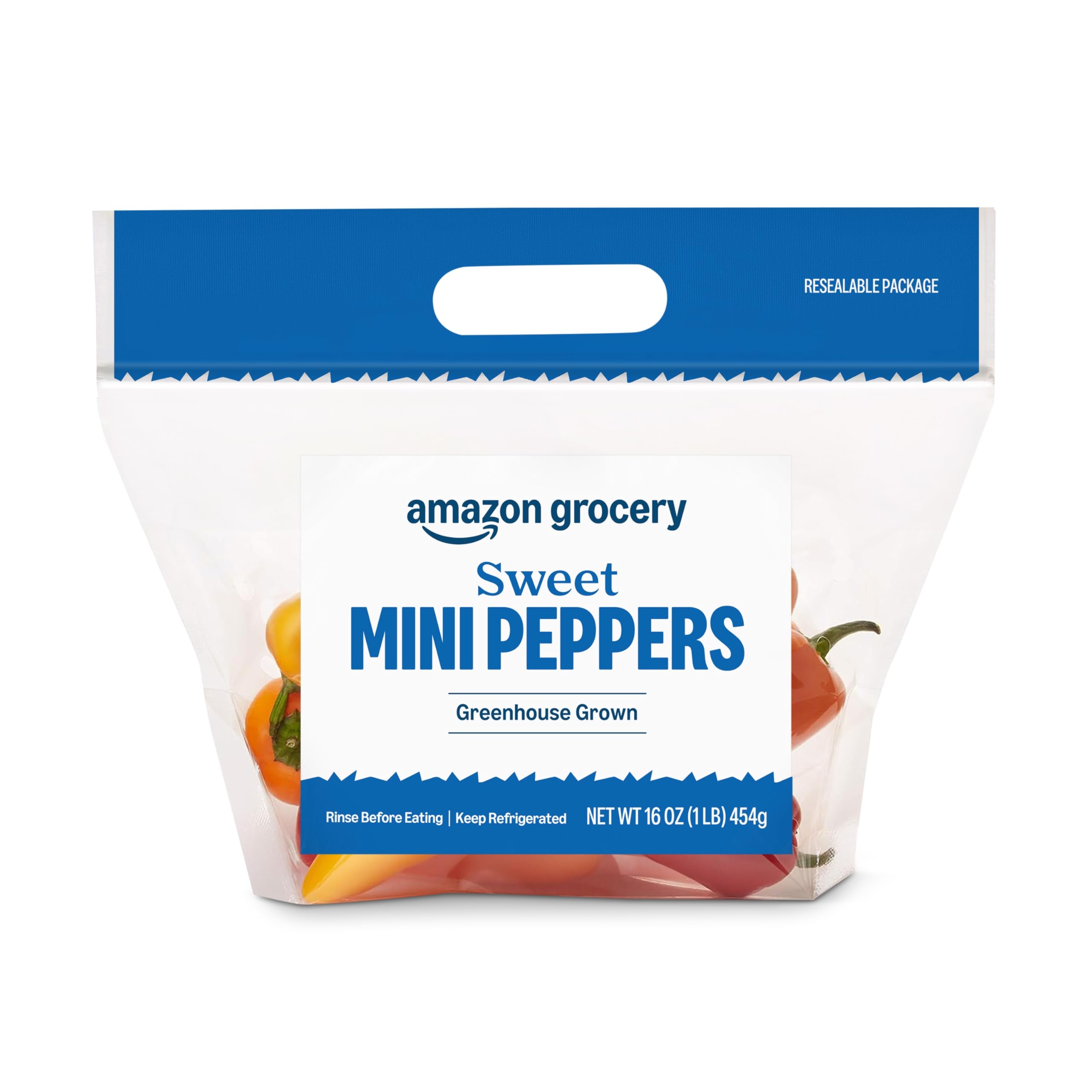 Amazon Grocery Sweet Mini Peppers 16 Oz Previously Fresh Brand Packaging May Vary