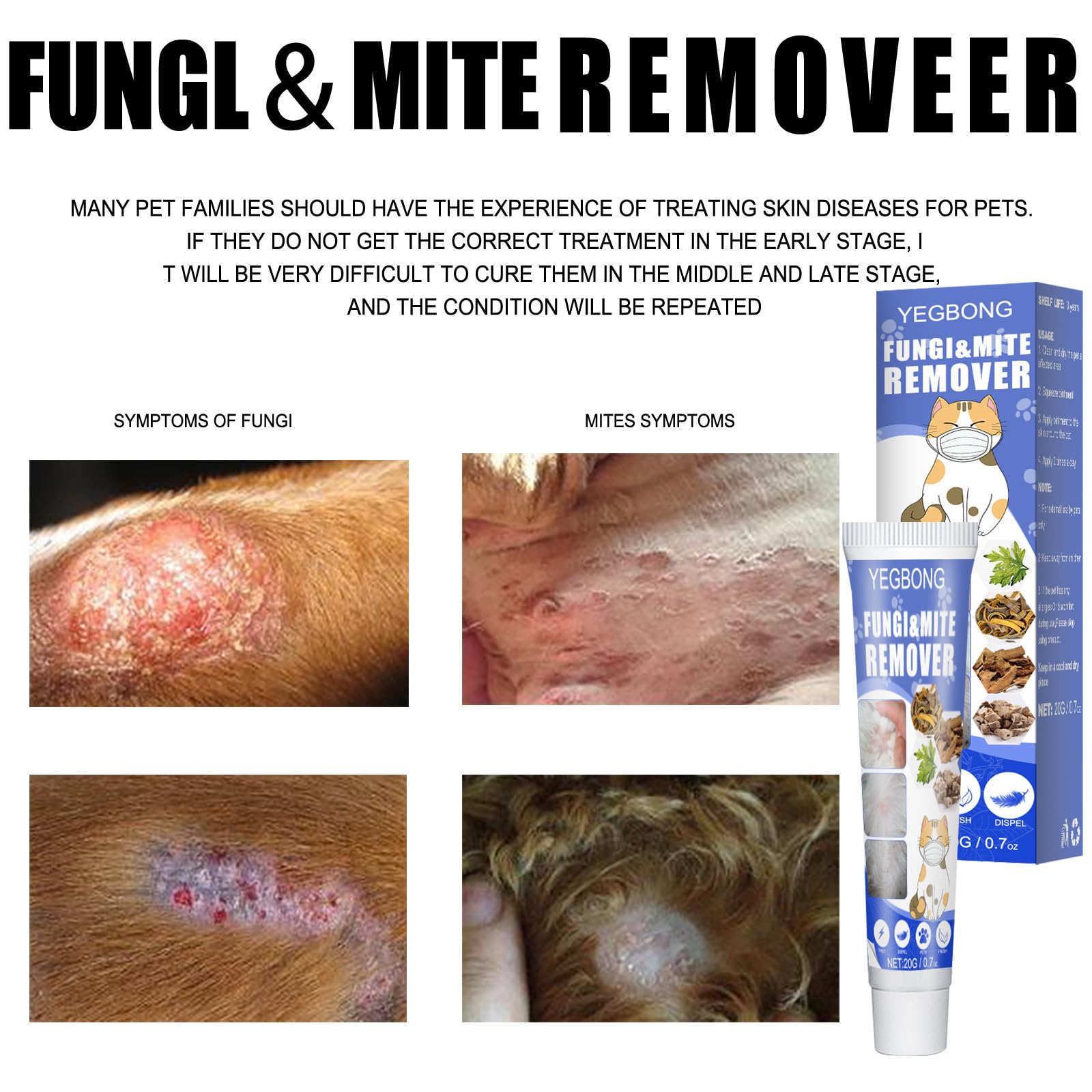 Crème Anti-démangeaison pour Animaux de Compagnie - Soulagez la Peau de Votre Animal de Compagnie Bien-aimé avec la crème Anti-démangeaison pour Animaux de Compagnie