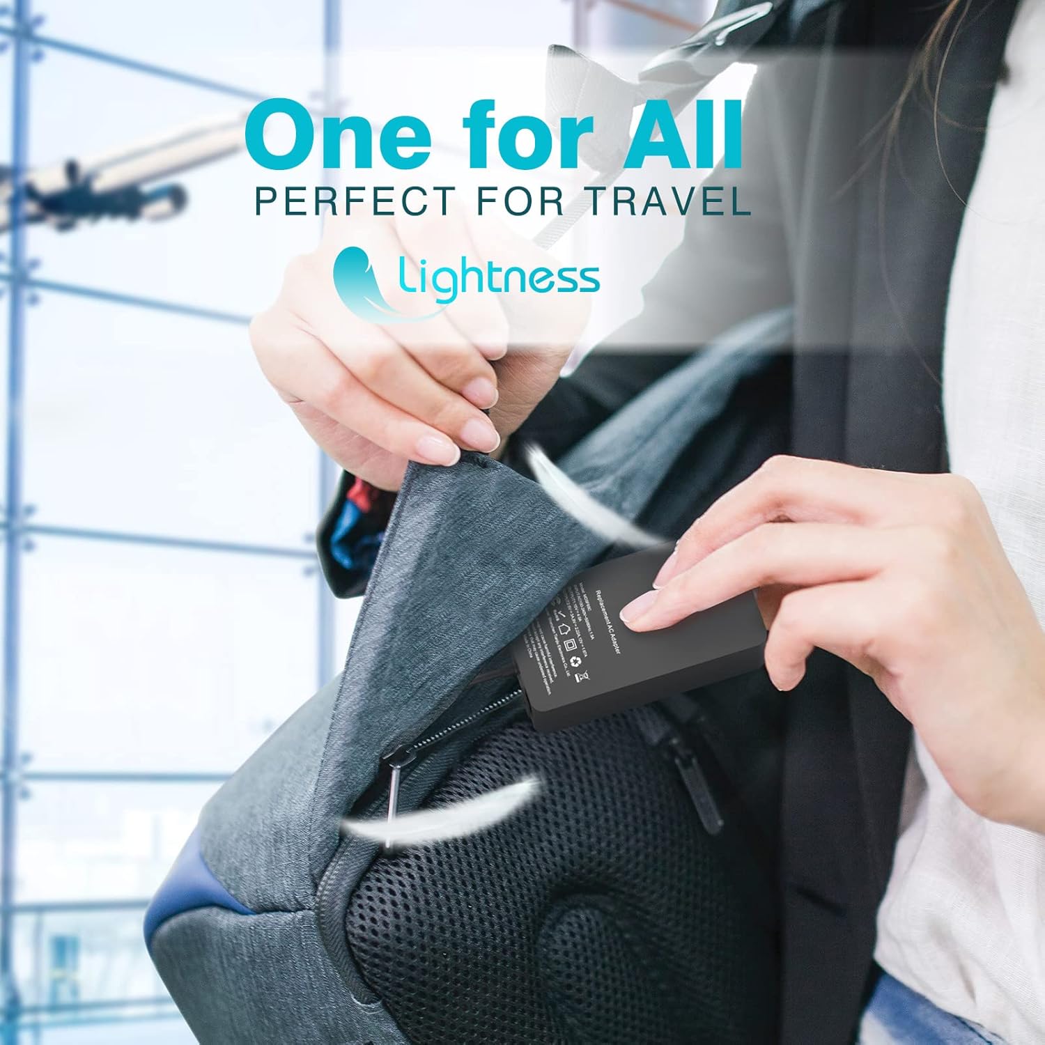 65W Laptop Charger Compatible with Microsoft Surface Pro 11, 10, 9, 8, 7+, 7, 6, 5, X, Laptop 7/6/5/4/3/2/1/Studio, Book 3/2/1, Go 4/3/2/1, 10FT