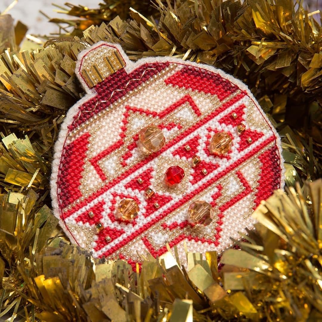 Point de croix sapin de Noël Charivna Mit T-09C broderie canevas kit