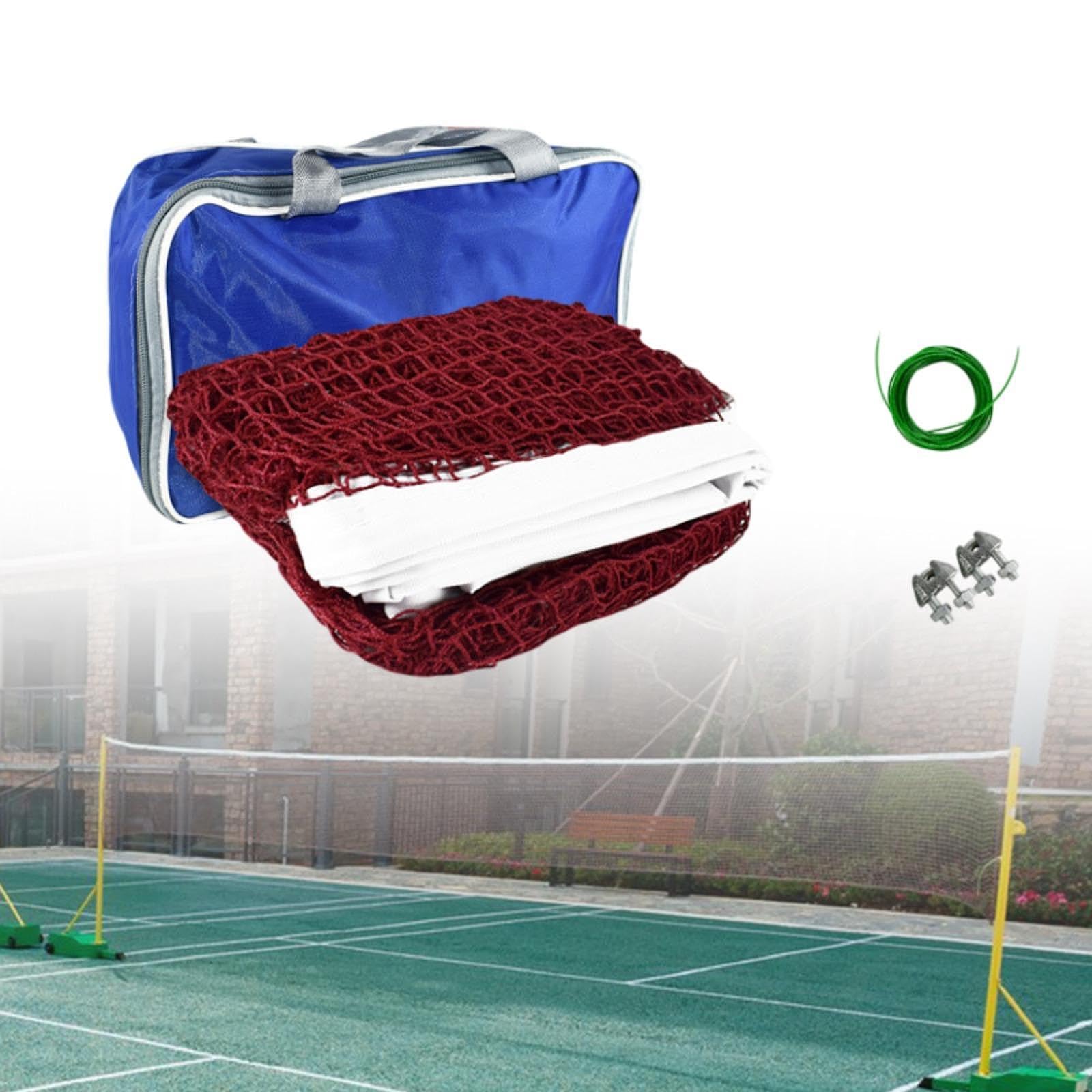 Rete da Badminton, Rete da Pallavolo con Borsa, Rete di Ricambio per Pickleball per Uso Esterno