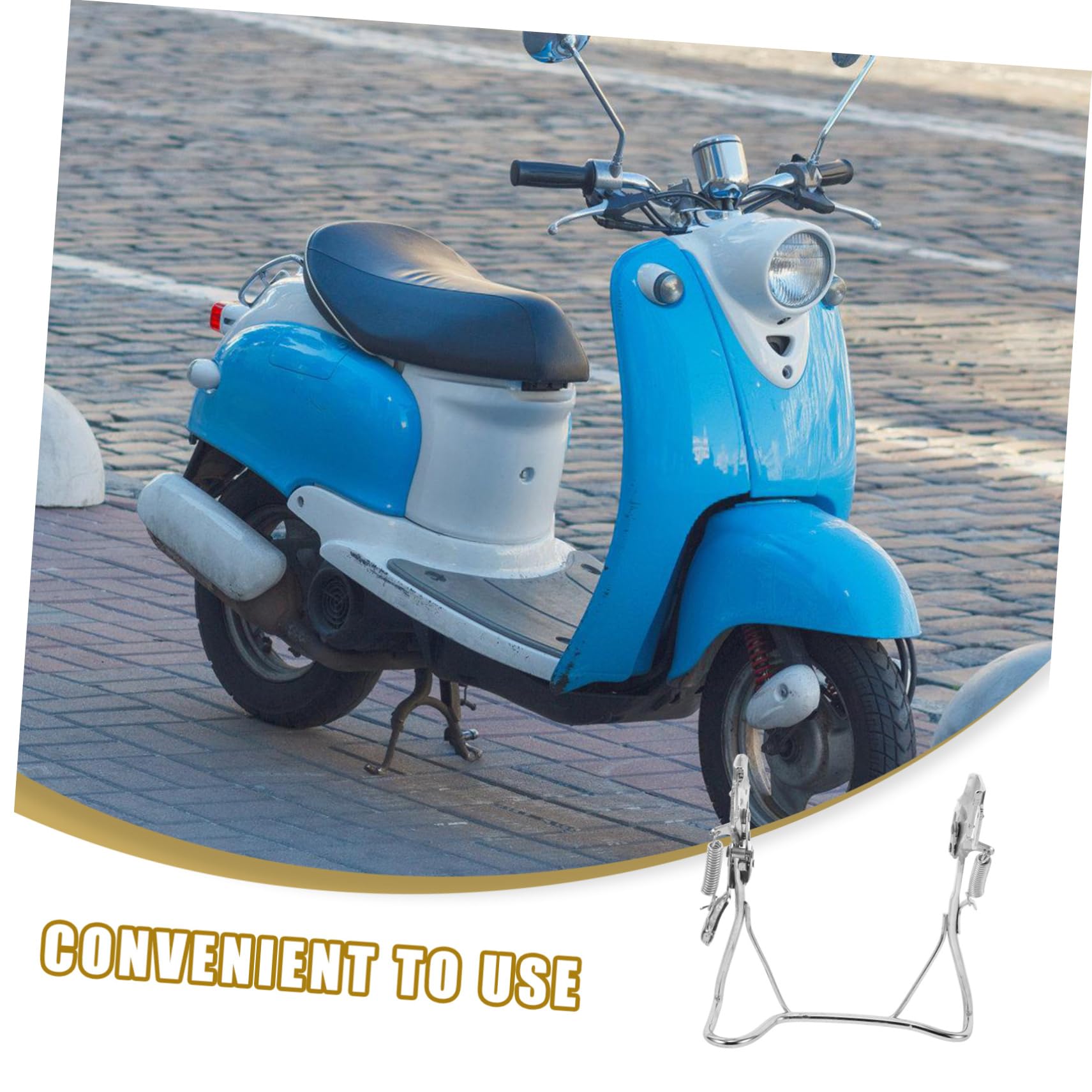 Anneome Béquille Double Réglable en Acier pour Électrique Support Stable et Solide pour Stationnement Accessoire de Scooter Électrique Compatible Divers Modèles