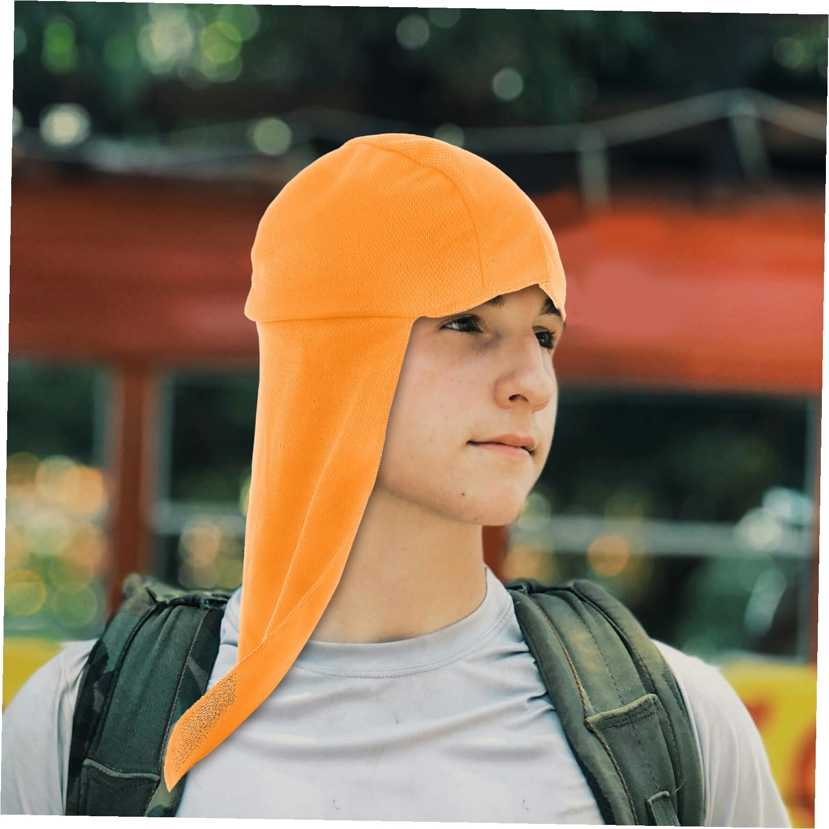Ciieeo 6 Piezas Sombrero para Protección UV con Forro de Casco y Tiras Reflectantes, Material Spandex Transpirable para Senderismo y Deportes al Aire Libre con Protección de Cuello