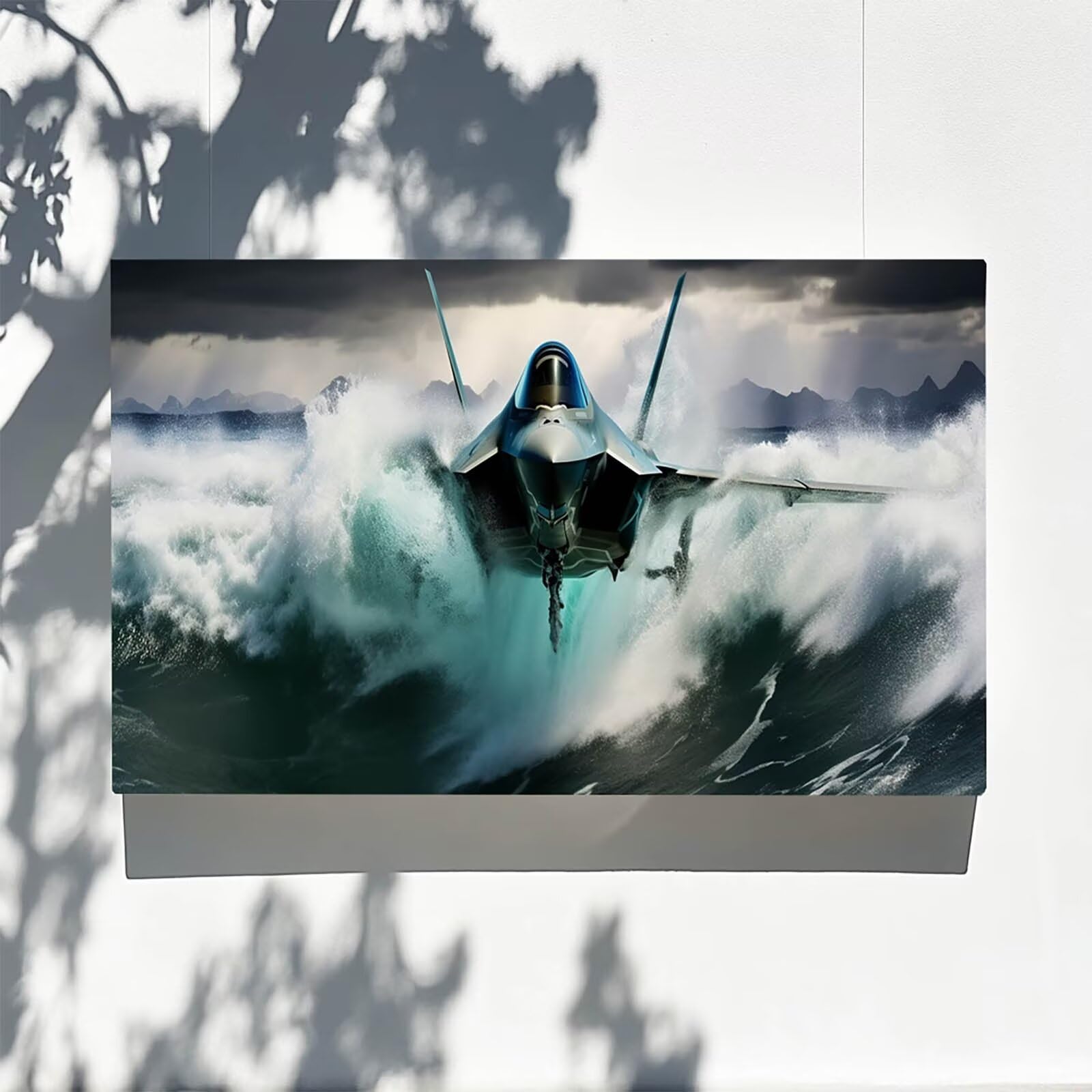 Pintar por Numeros Adultos Avión, Pintar por Numeros Niños Kit Manualidades Adultos Avión de combate Cuadros para Pintar por Numeros Pintura Acrílico, Cuadros Decoracion Salon Modernos 80X160cm 7w-1-1