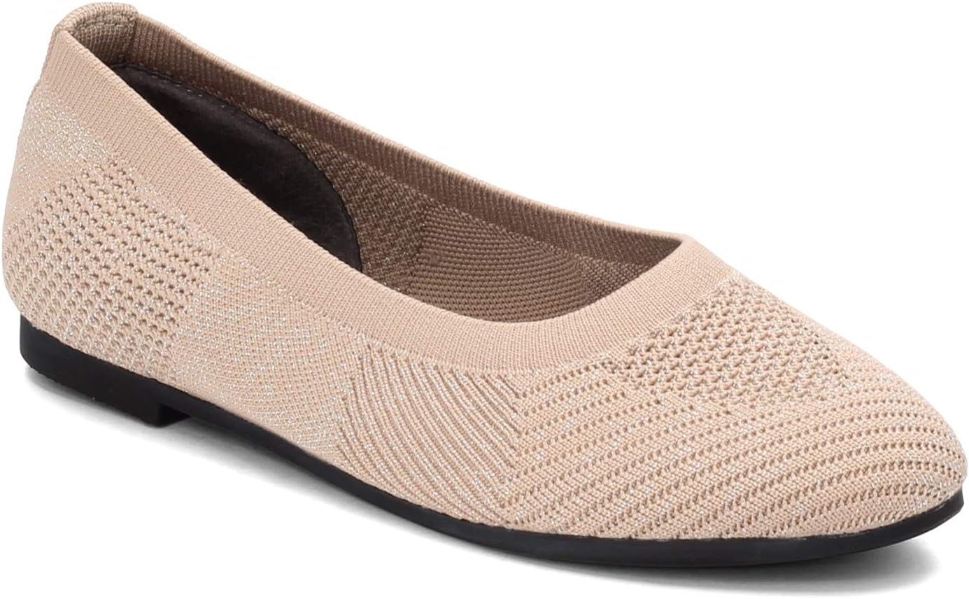 Bernie Mev Women's Nikki Flat Blush Silver 41