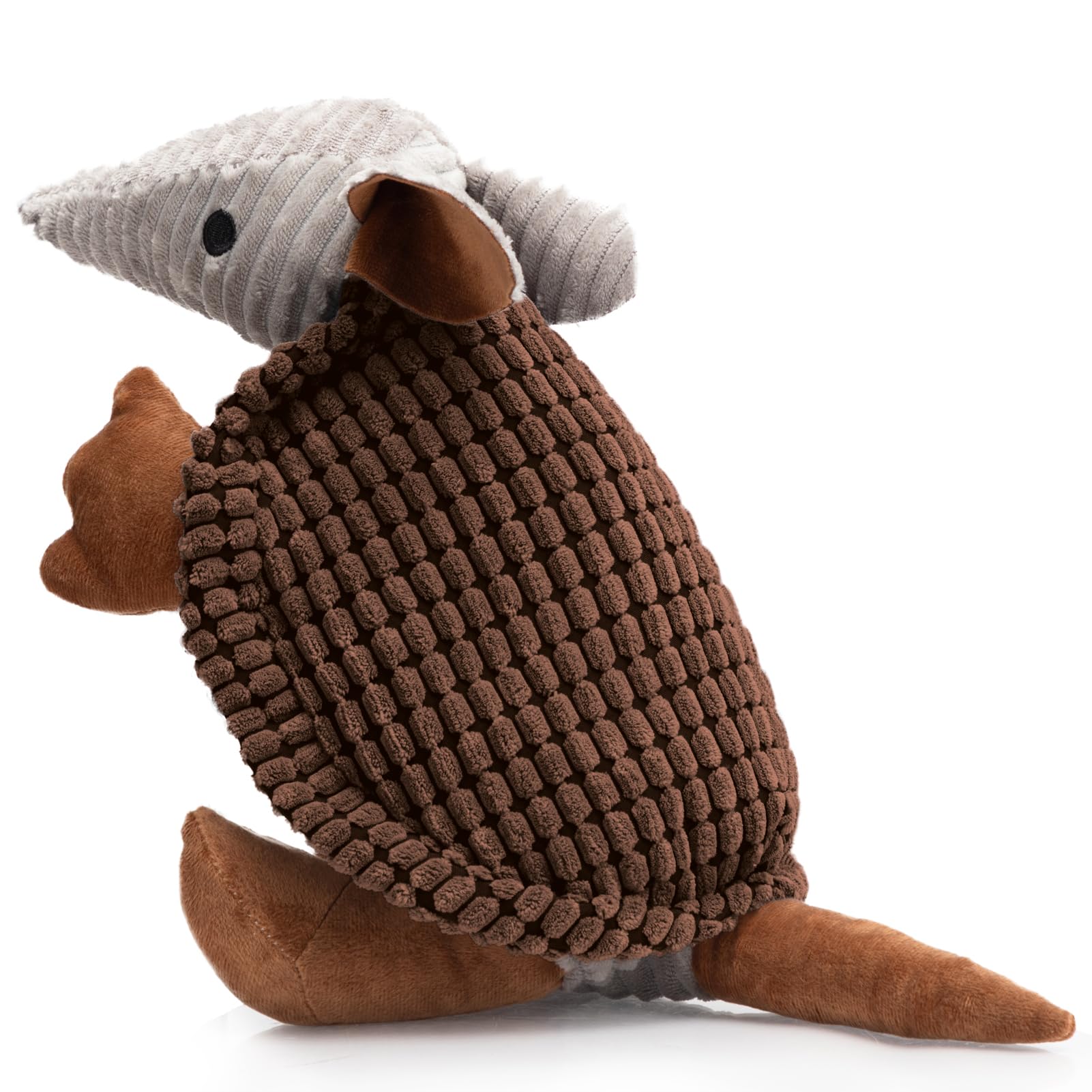Hollypet Armadillo Squeaky Dog Toys for Medium Large Dogs, 14"