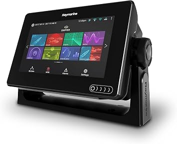 Raymarine Axiom+ 7, Multi-Function 7 Display with Lighthouse North America Chart, Black, (E70634-00-102)